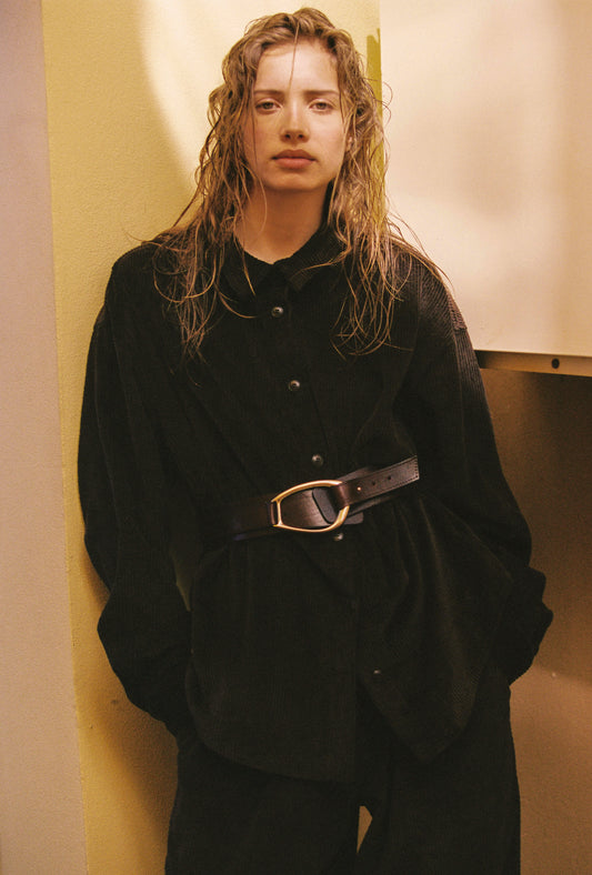 RILEY SHIRT - CHOCOLATE