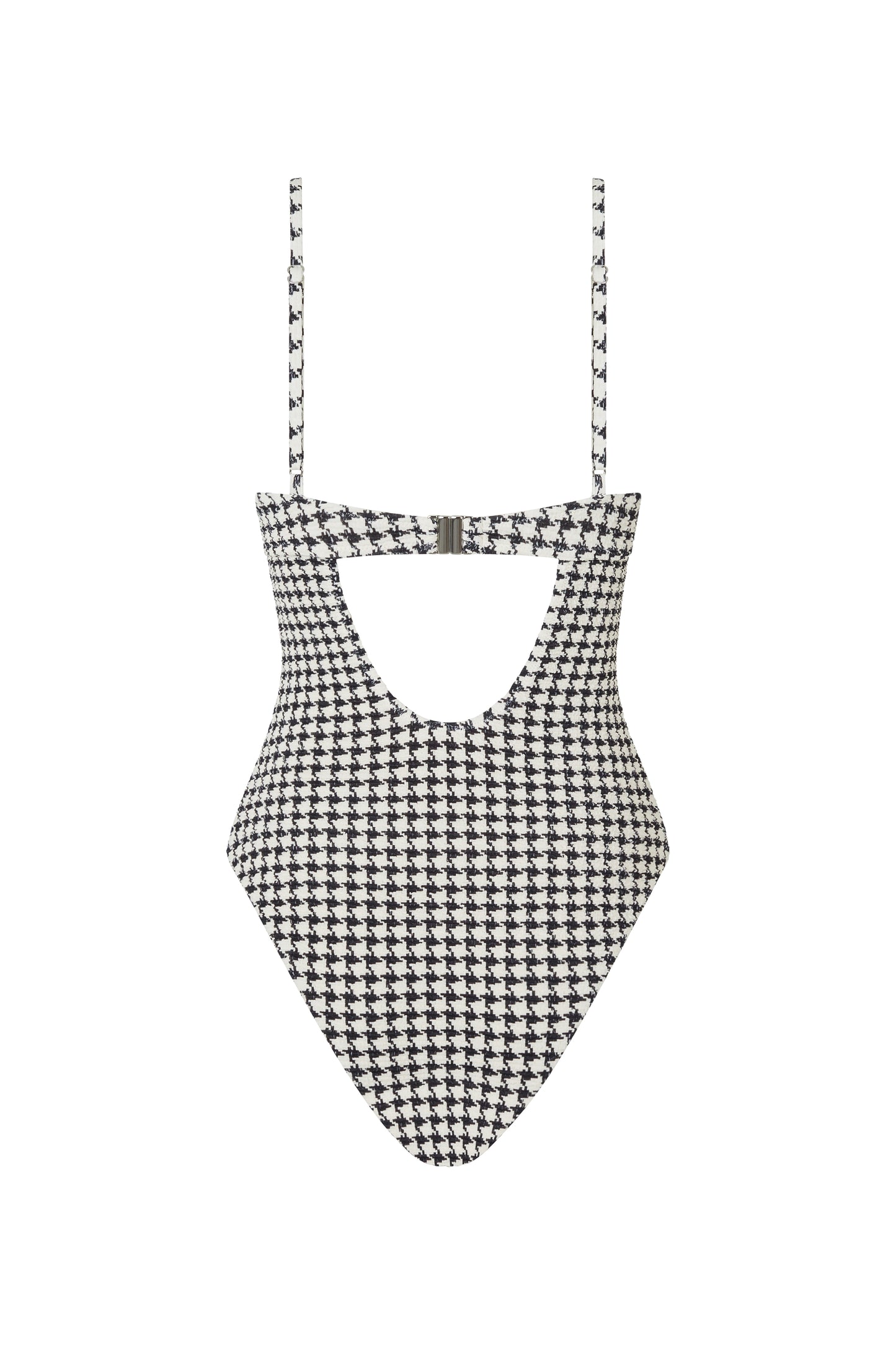 ESCAPE UNDERWIRE ONE PIECE - HOUNDSTOOTH