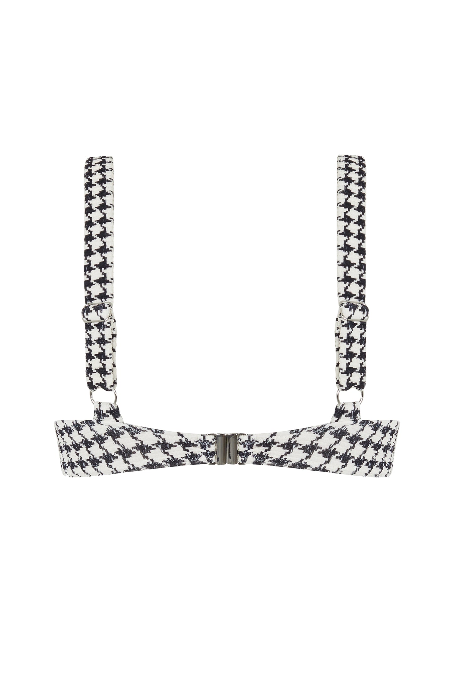 ESCAPE BRACUP TOP - HOUNDSTOOTH