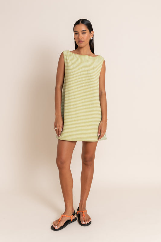 WREN DRESS - PISTACHIO