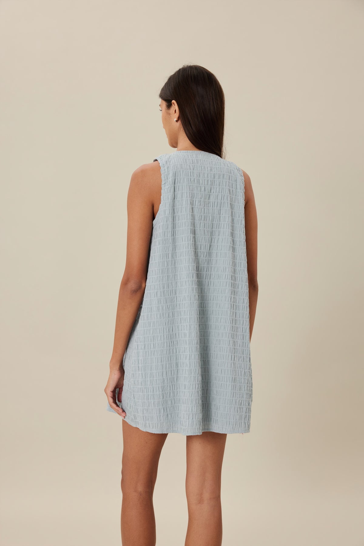 WILLOW MINI DRESS - MIST