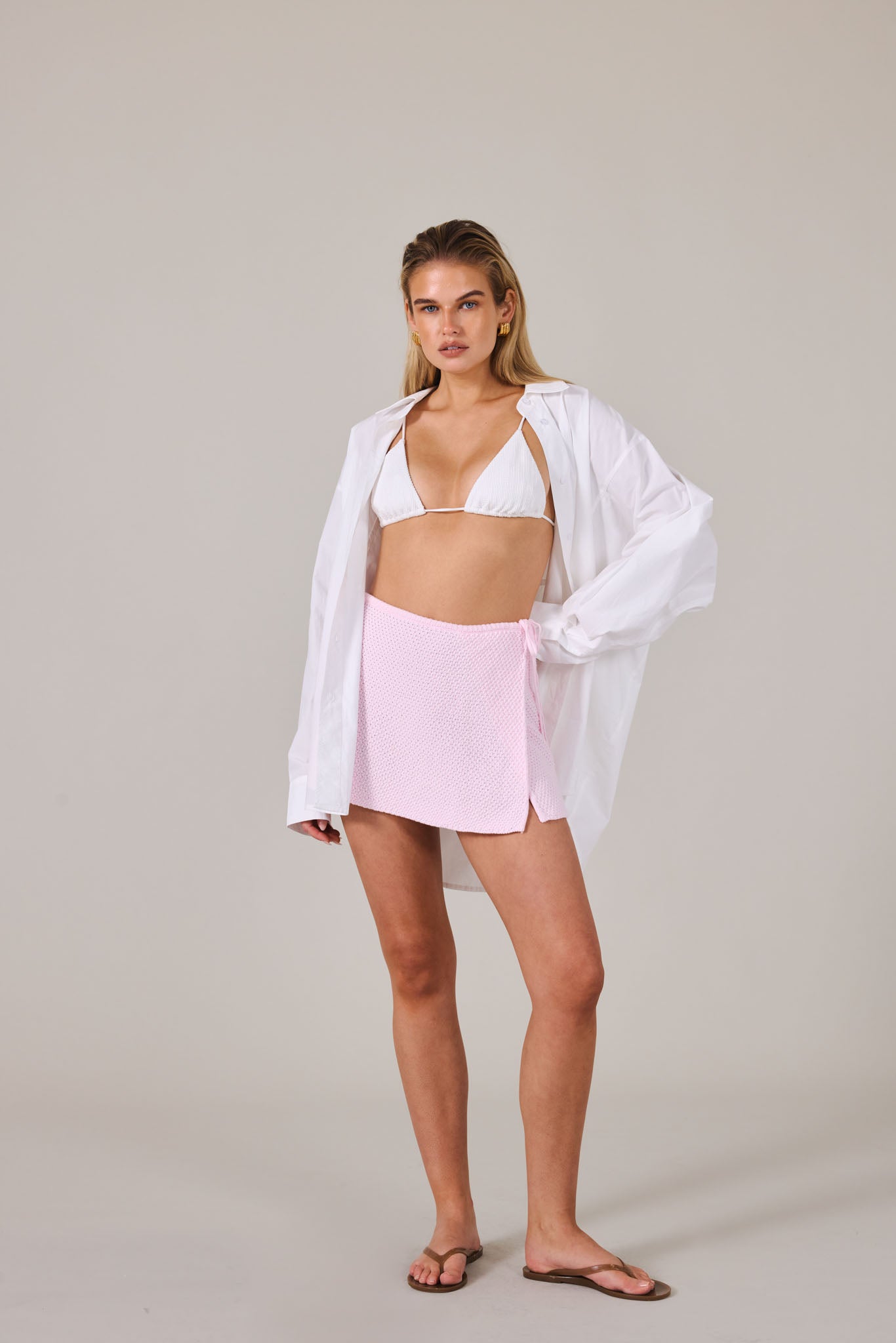 ELARA SKIRT - PEONY