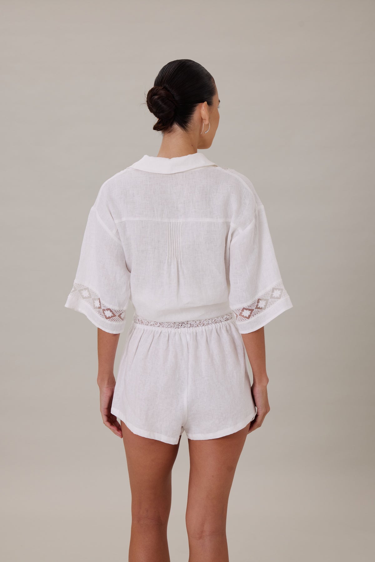 ELIO SHORT - BIANCO