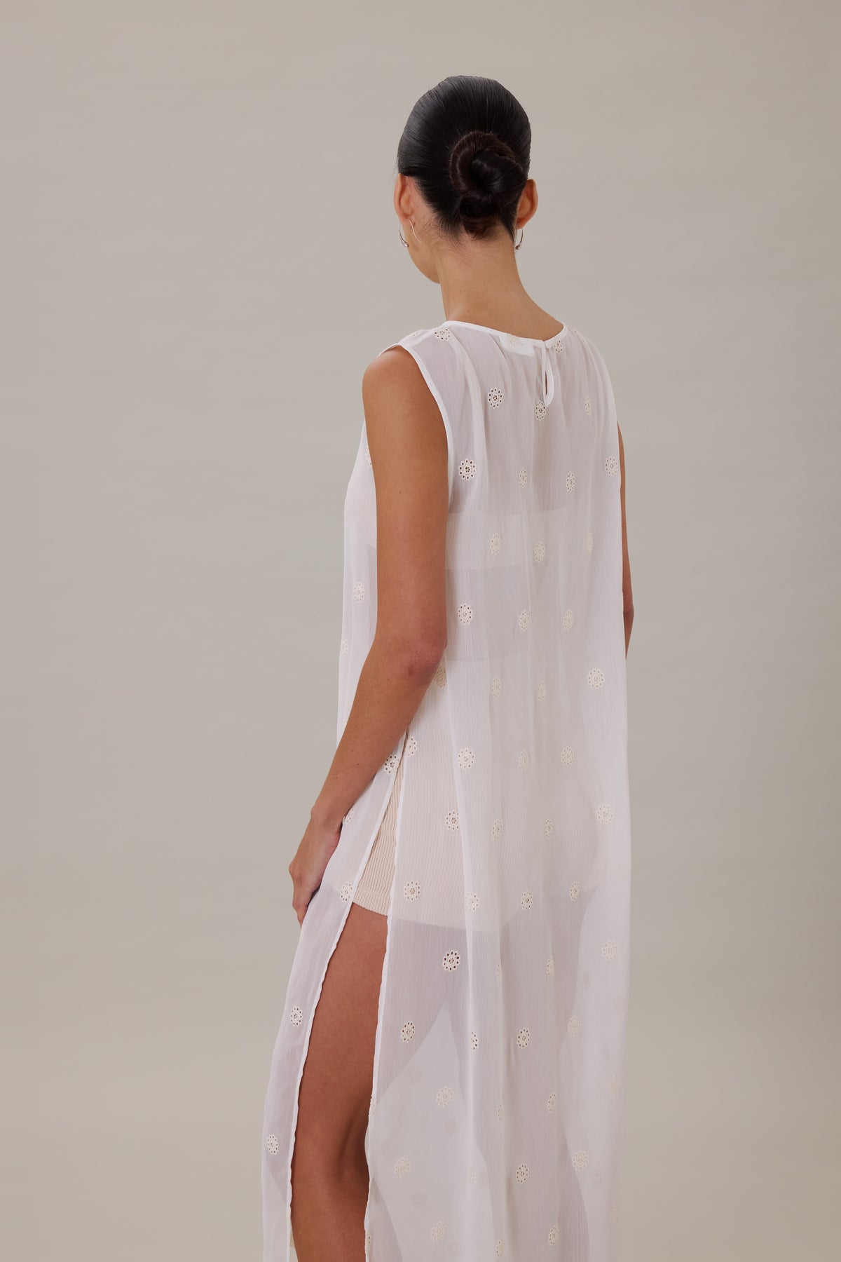 COMING SOON | CELESTE LONGLINE TOP - CREMA