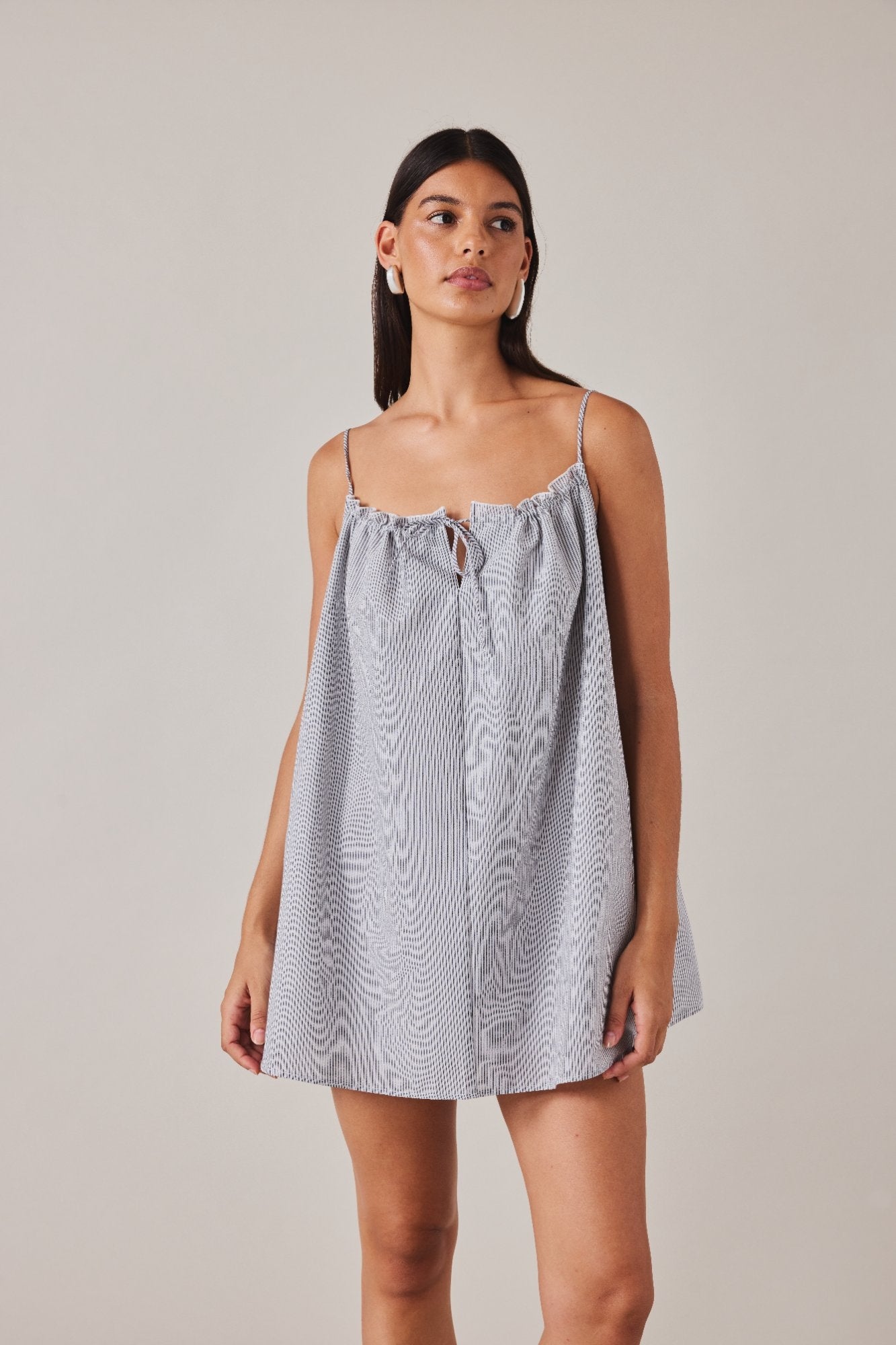 YOLI MINI DRESS - TIDE STRIPE