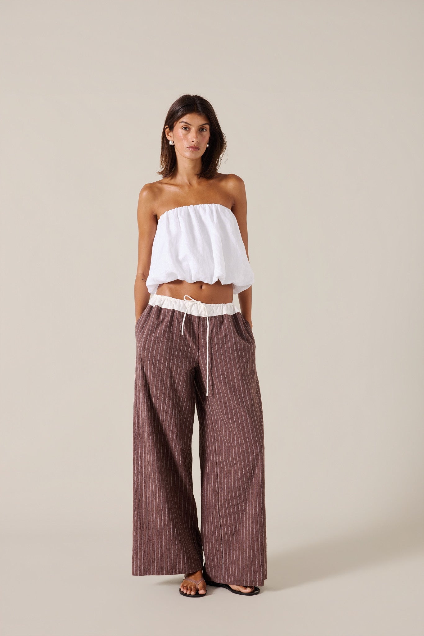 VERCI PANT - SIENNA STRIPE
