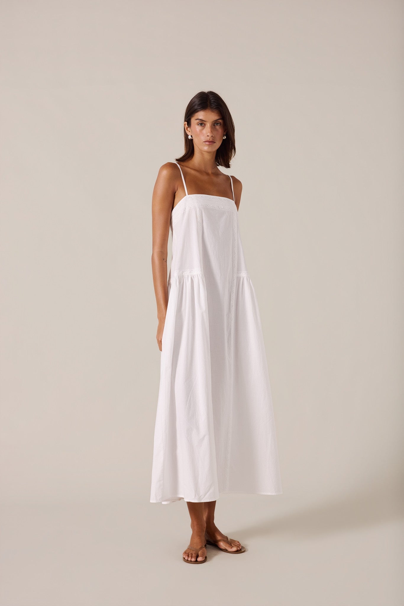 MARISOL MAXI DRESS - PEARL