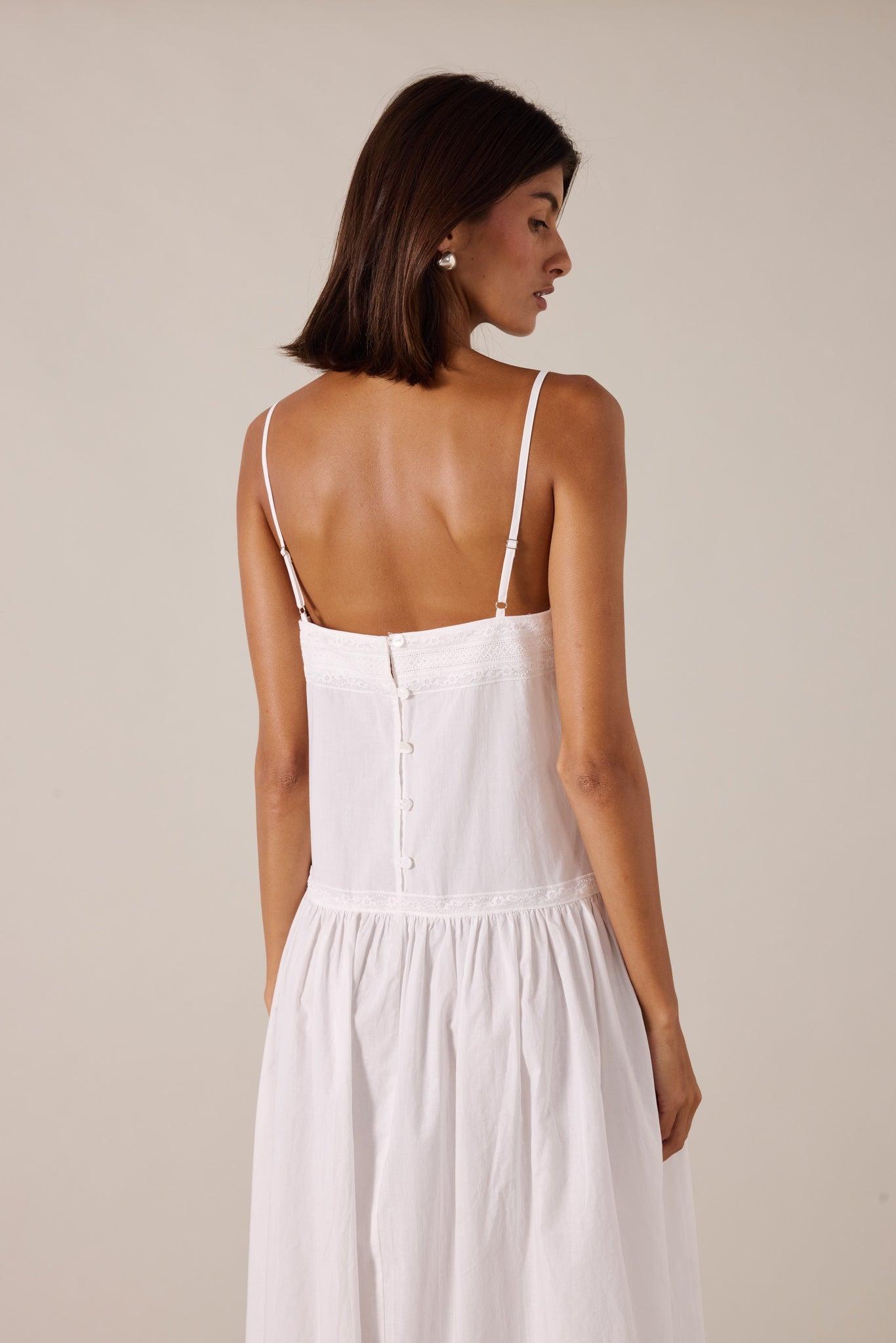 MARISOL MAXI DRESS - PEARL