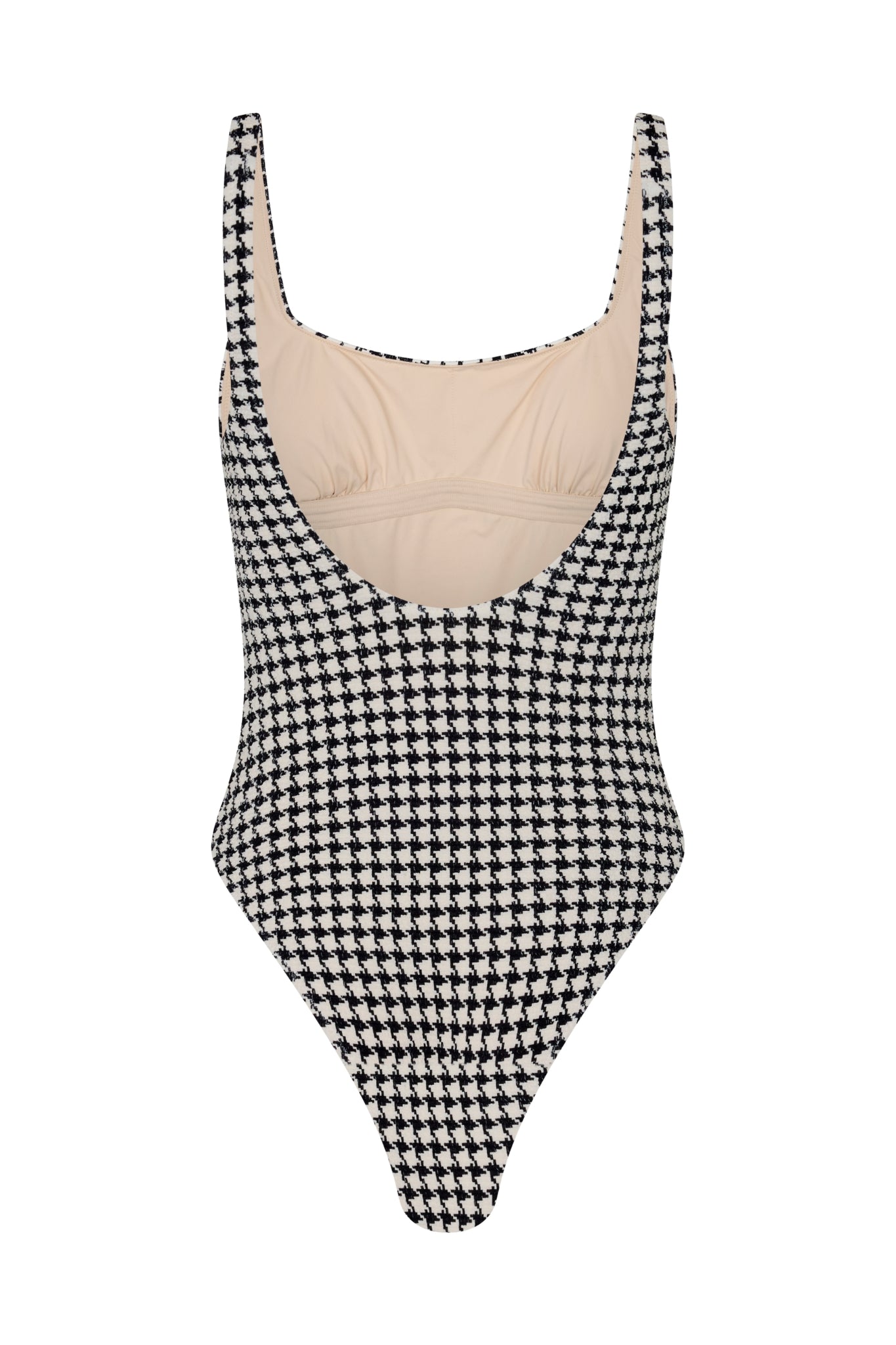 HALLIE ONE PIECE - HOUNDSTOOTH