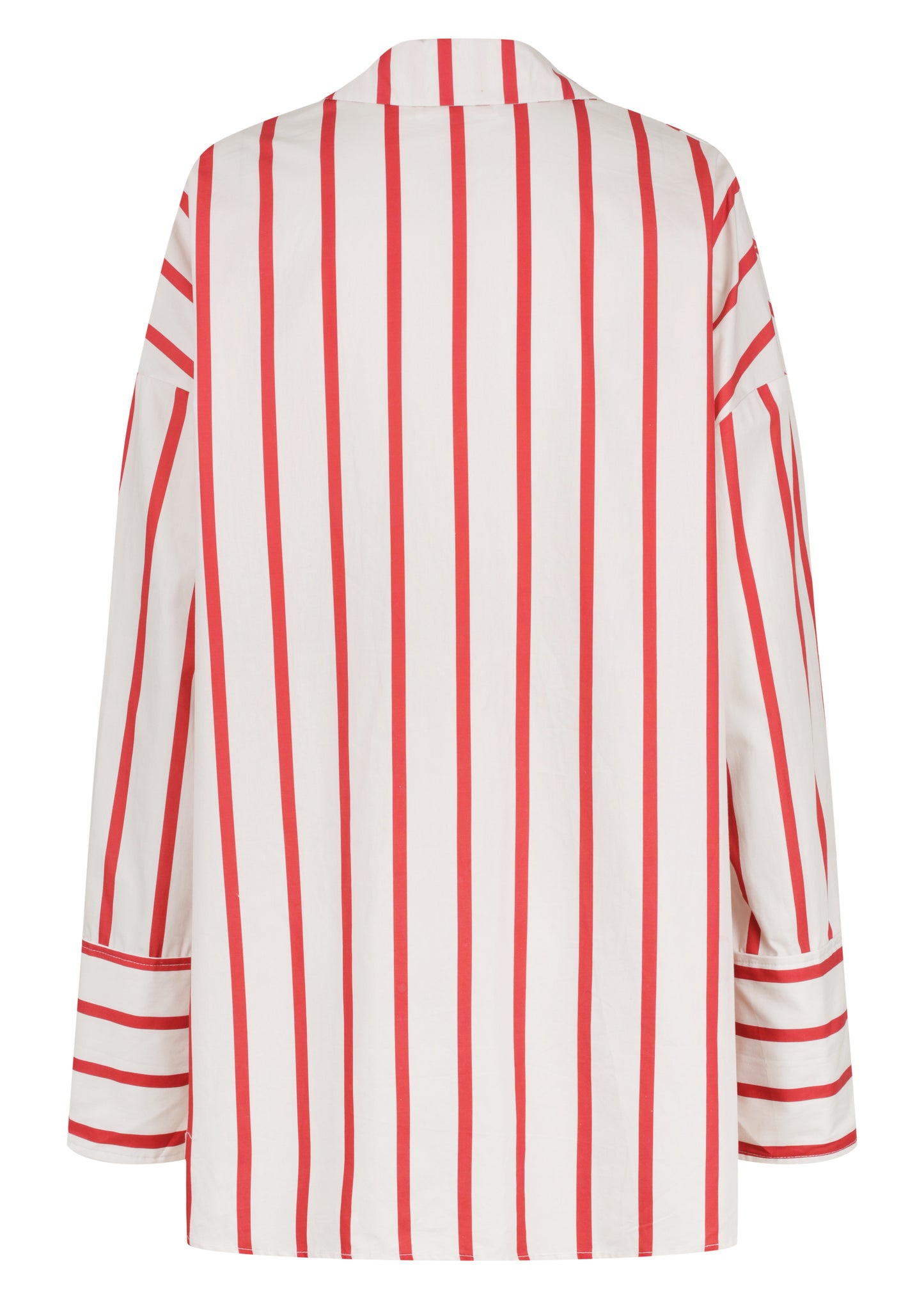 REVERIE SHIRT - RED / WHITE STRIPE