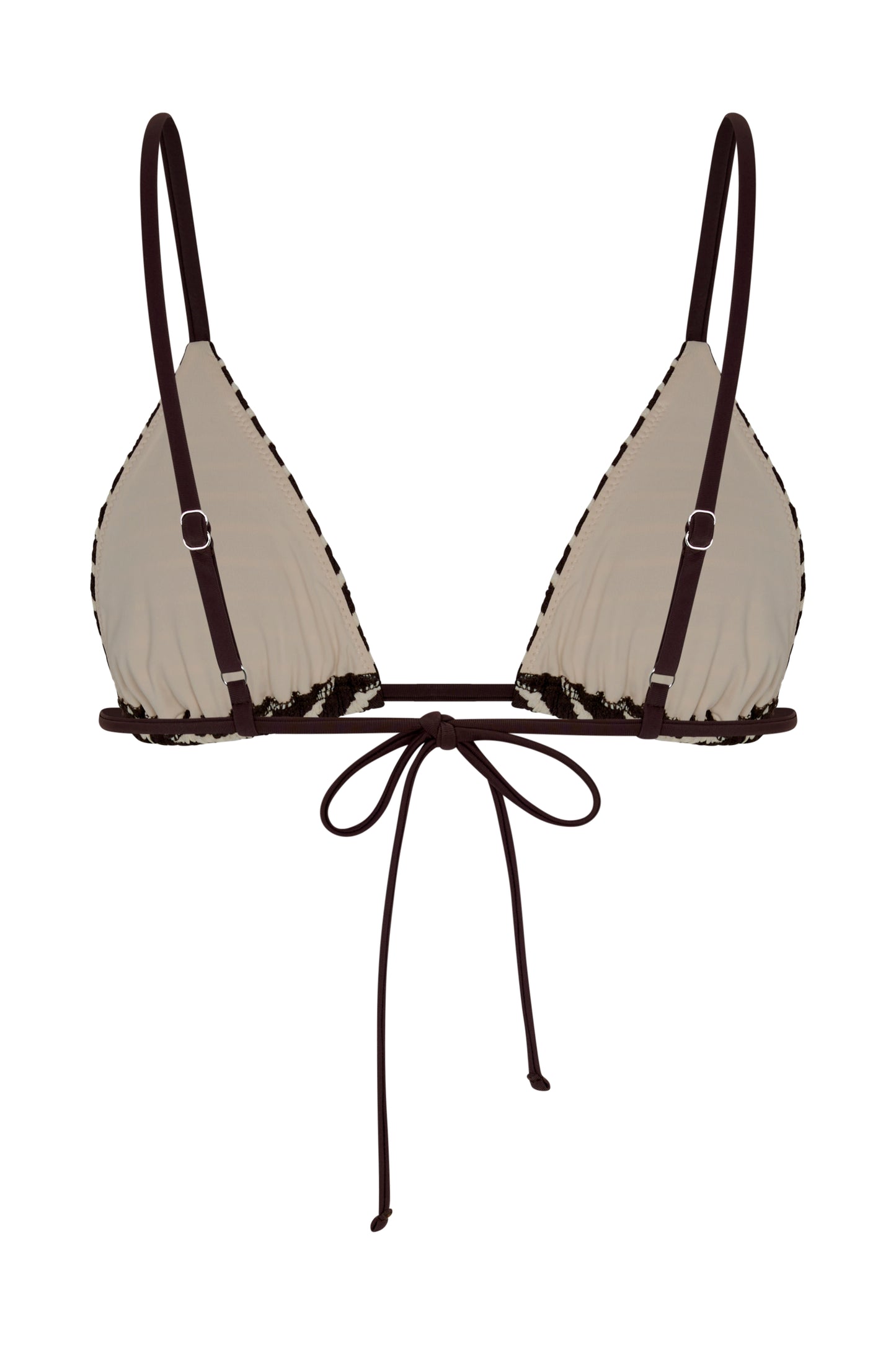 KOA TRIANGLE TOP - COCAO STRIPE