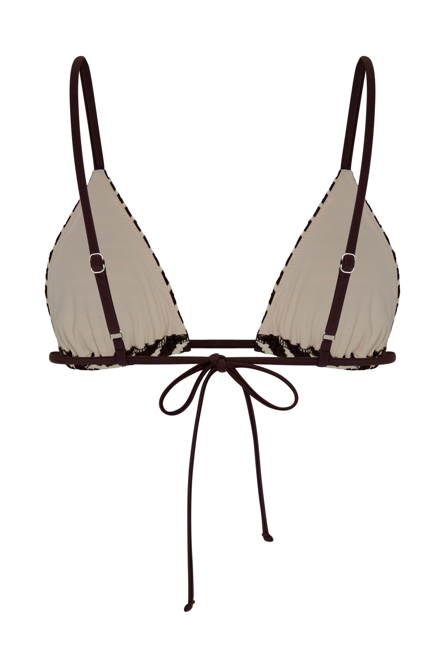 KOA TRIANGLE TOP - COCAO STRIPE