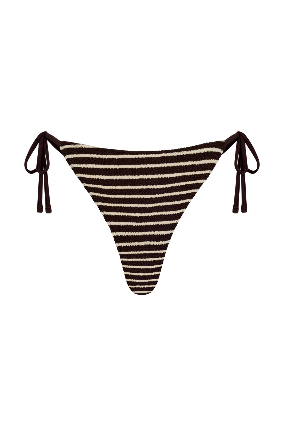 KOA TIE BOTTOM - COCAO STRIPE