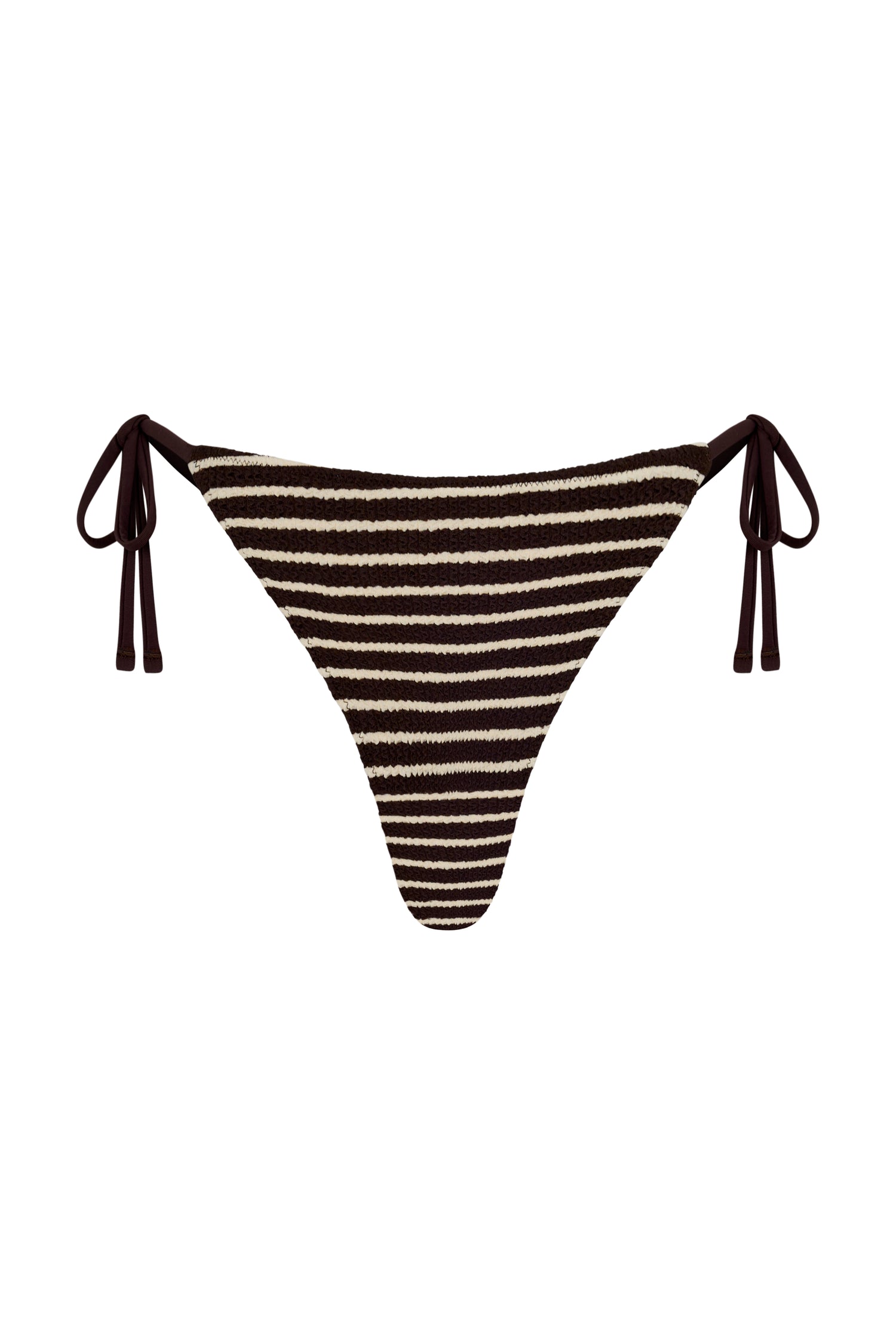 KOA TIE BOTTOM - COCAO STRIPE