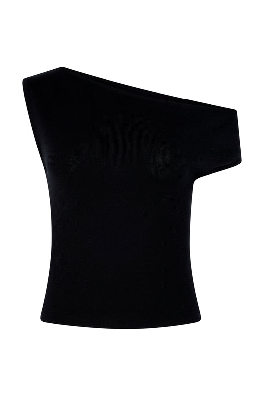 LEYA TOP - BLACK