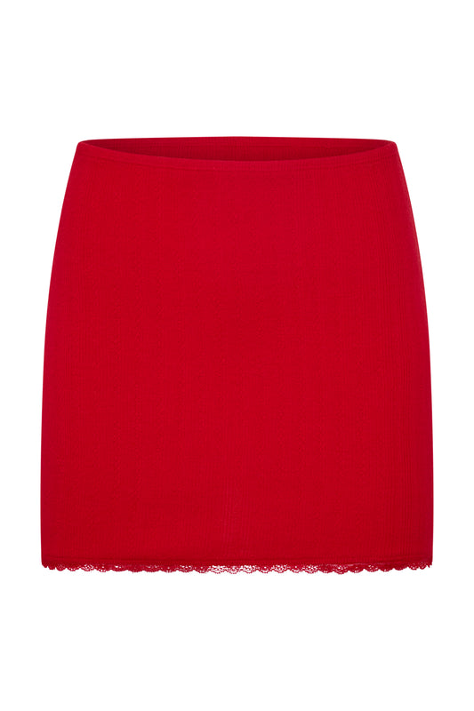 ANAIS SKIRT - CHERRY