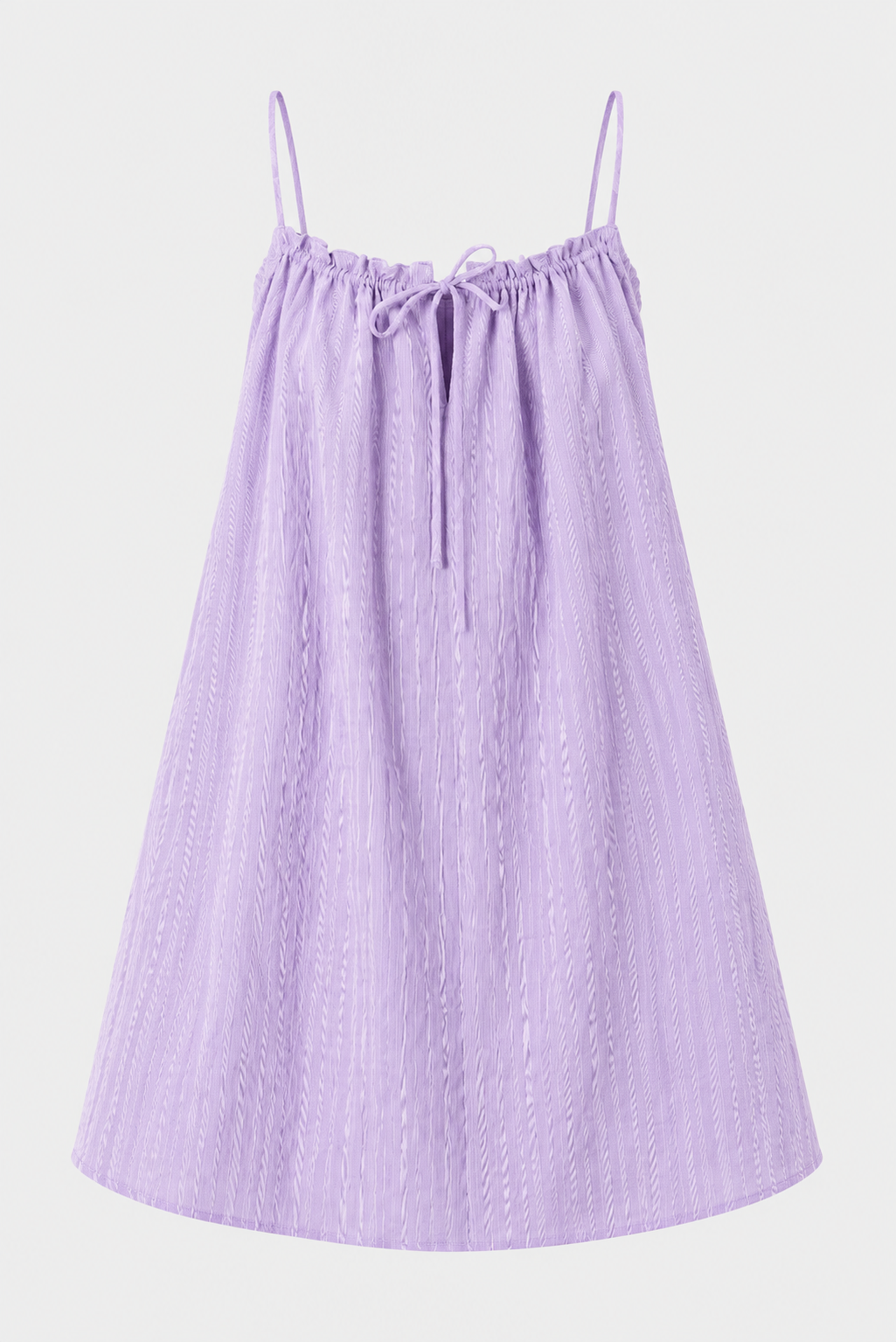 ORTA MINI DRESS - LILAC STRIPE