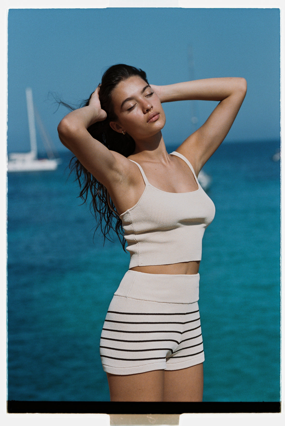 SOL KNIT TANK - MILK