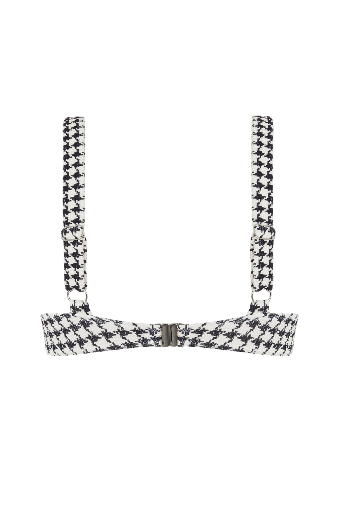 ESCAPE BRACUP TOP - HOUNDSTOOTH