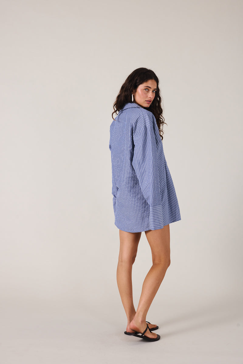 SIDNEY WRAP DRESS - OCEANIA