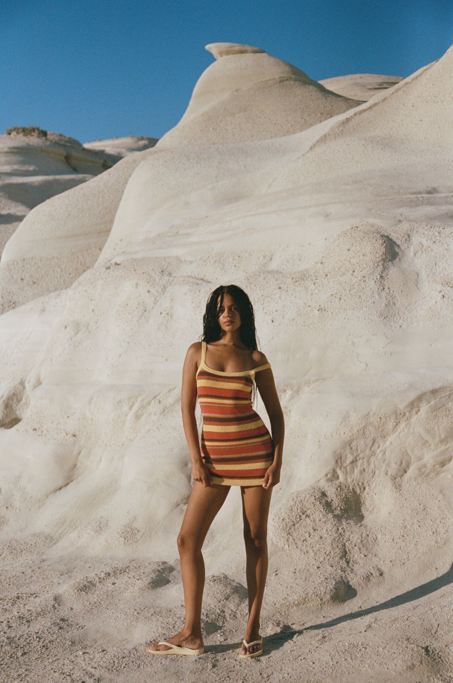 REINE 90'S DRESS - GUAVA