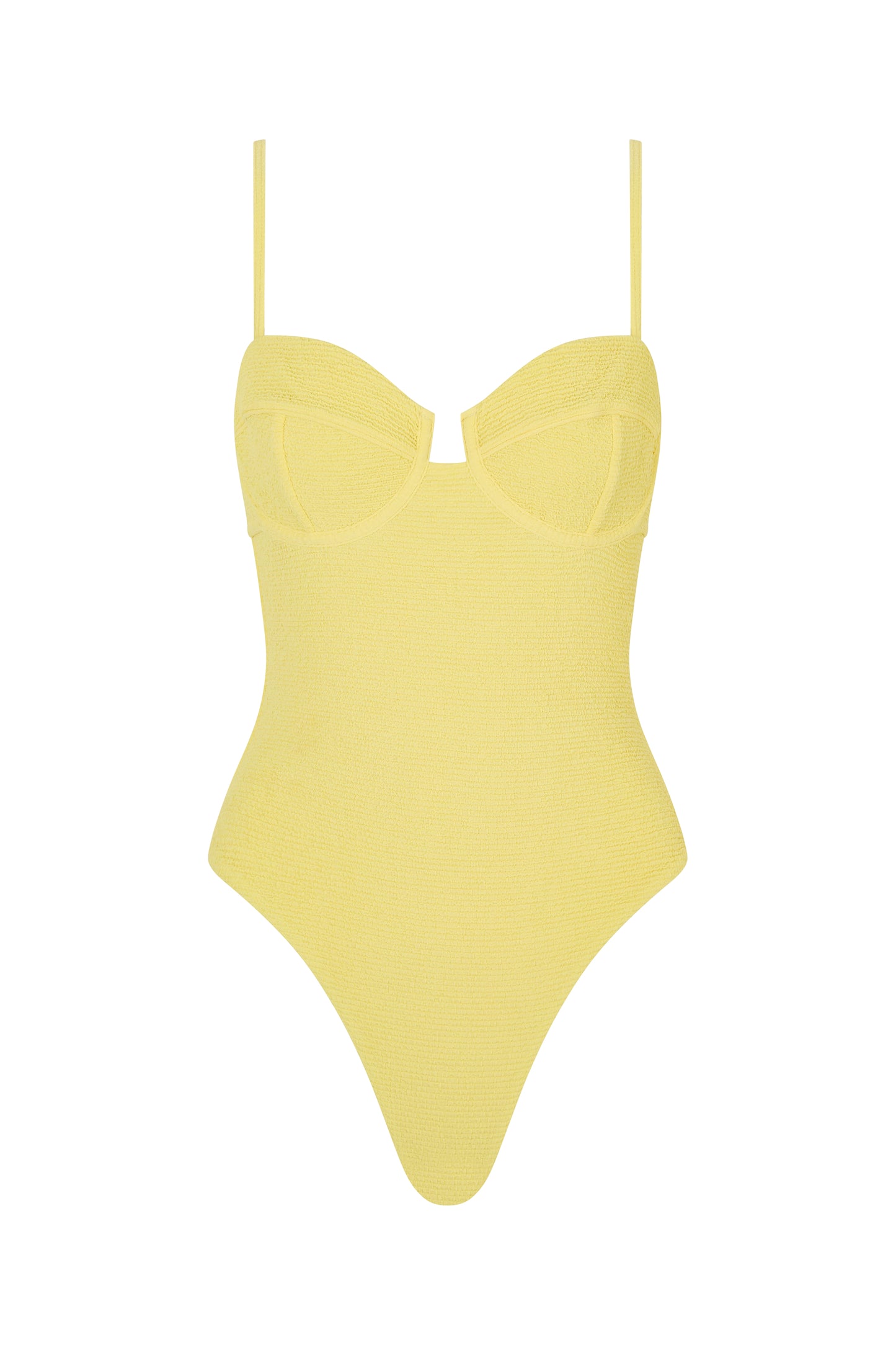 ESCAPE UNDERWIRE ONE PIECE - LEMON