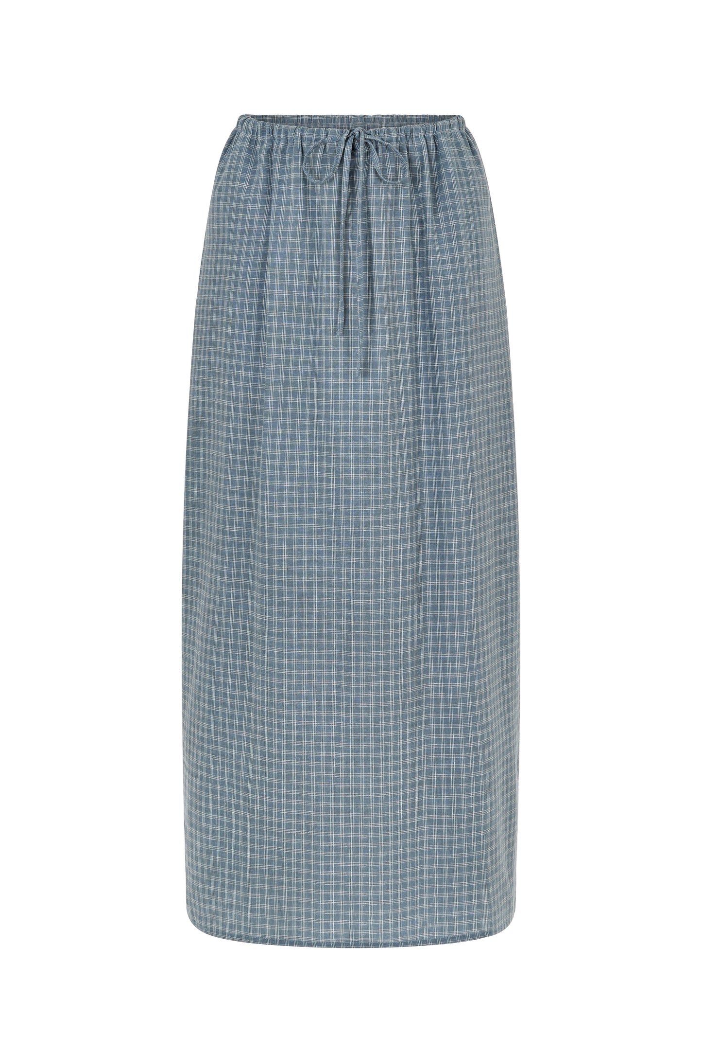 ESME SKIRT - BLUE CHECK