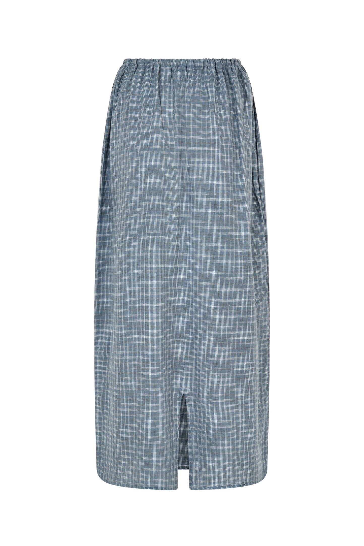 ESME SKIRT - BLUE CHECK