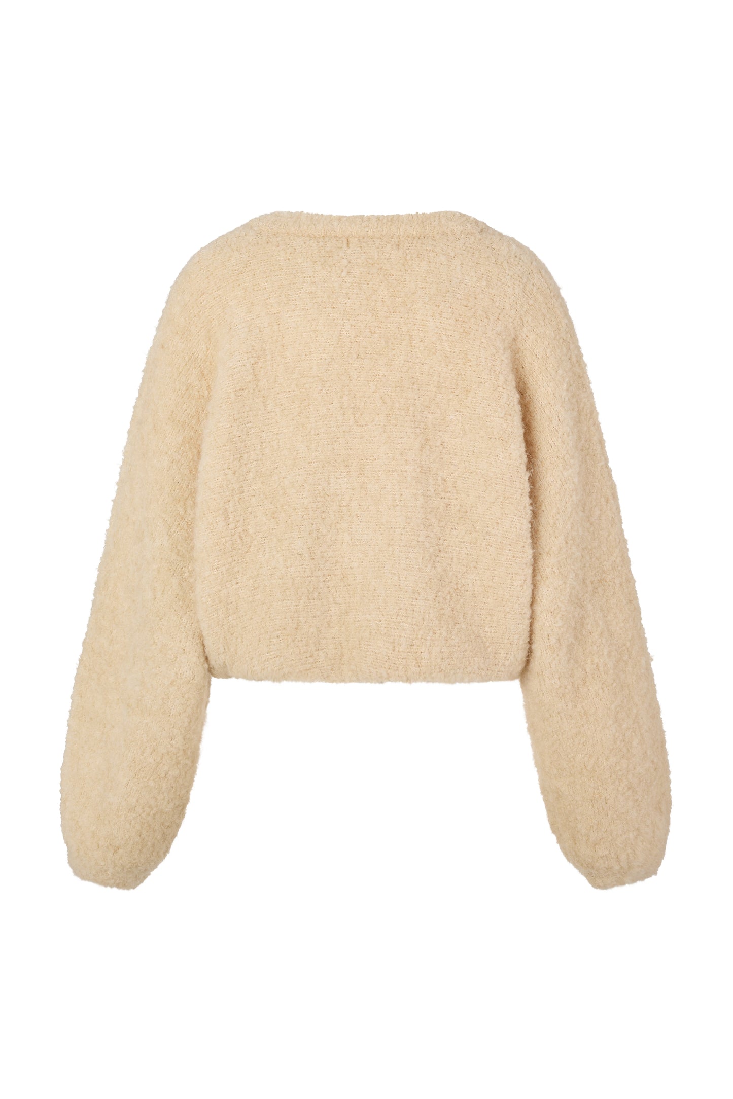 DREW BOUCLE CARDIGAN - OAT MARLE