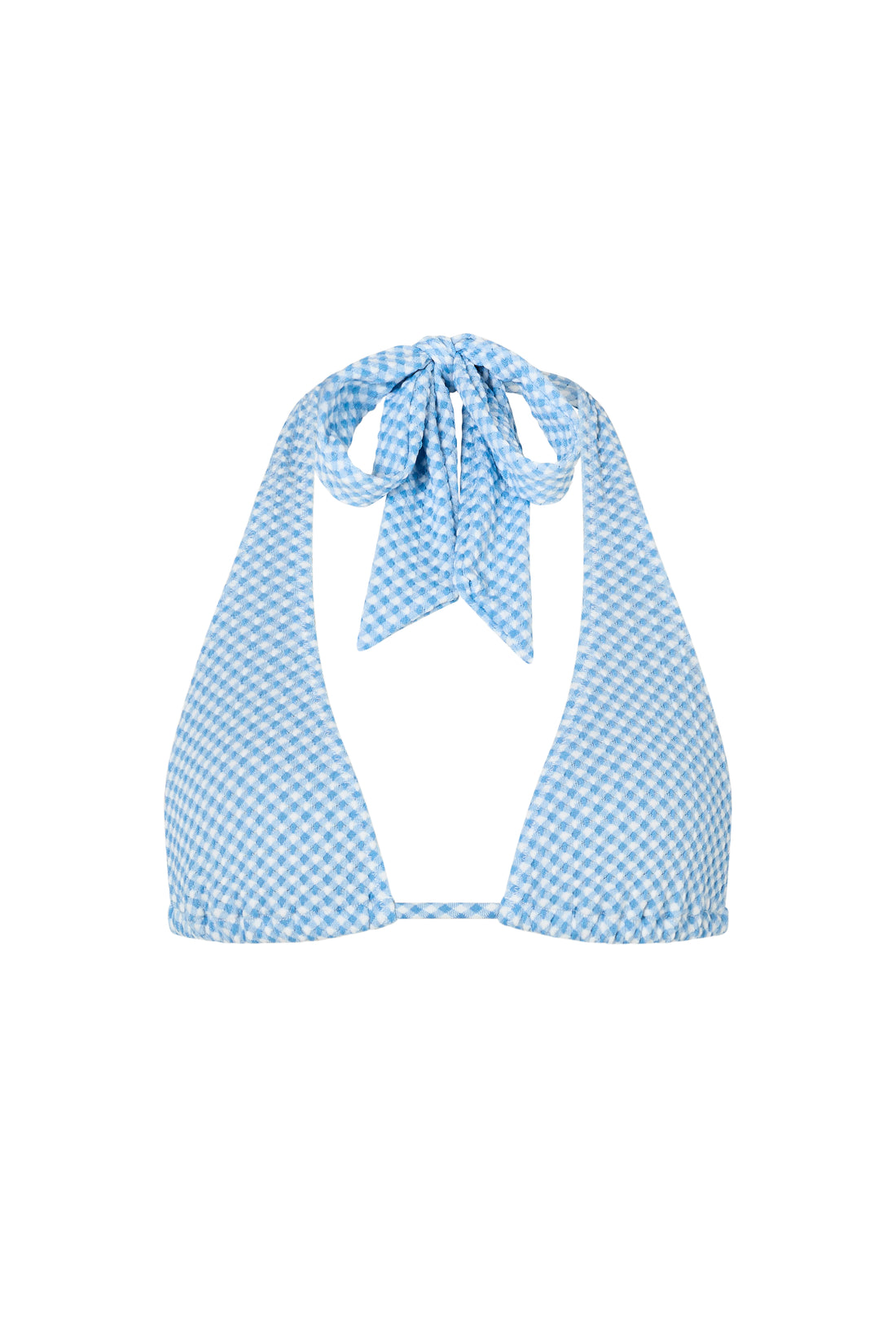 IRA HALTER TOP - BLUEBELL