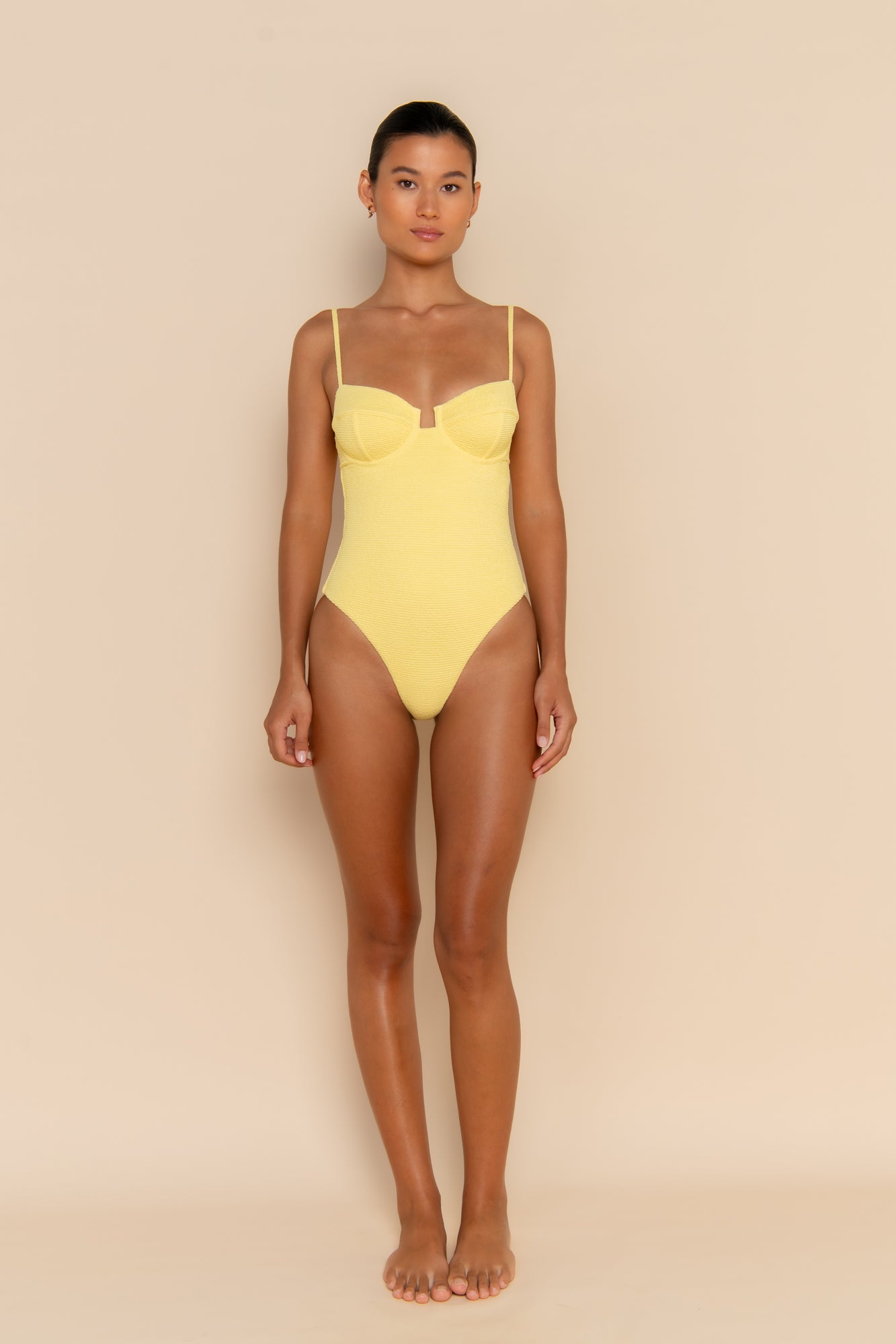 ESCAPE UNDERWIRE ONE PIECE - LEMON