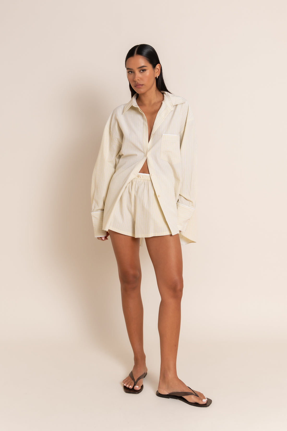YOLI SHIRT - CITRUS STRIPE