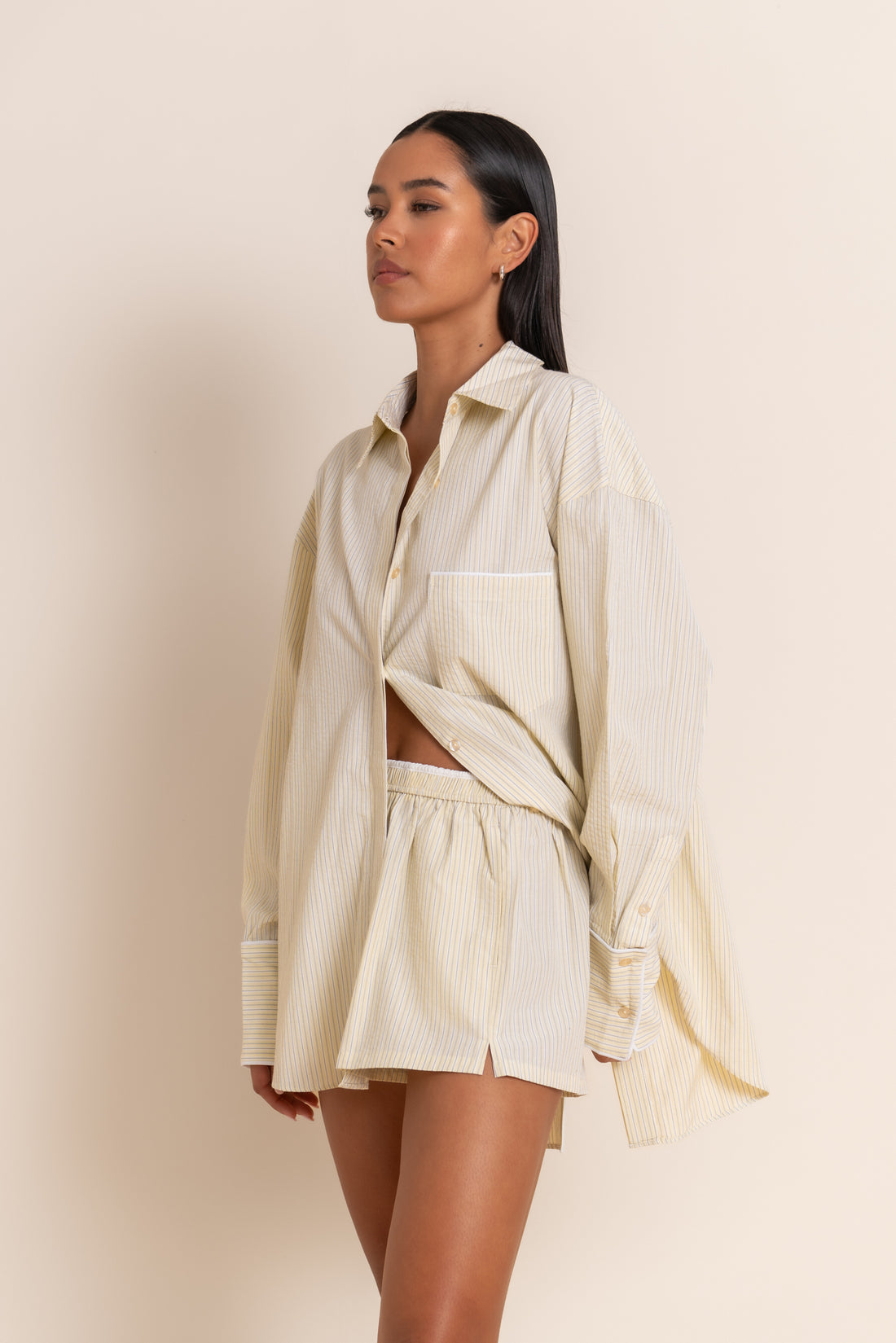 YOLI SHORT - CITRUS STRIPE