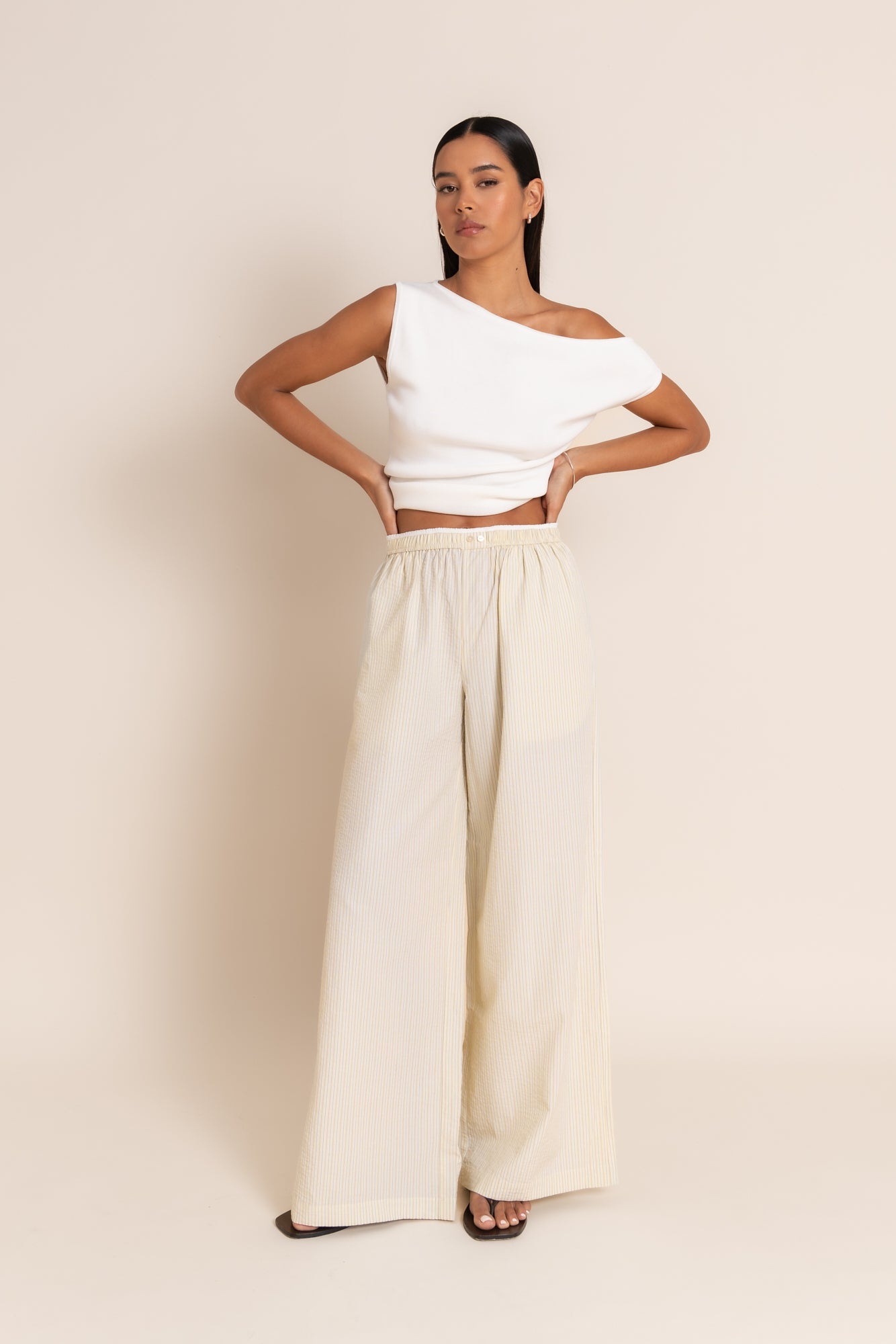 YOLI PANT - CITRUS STRIPE