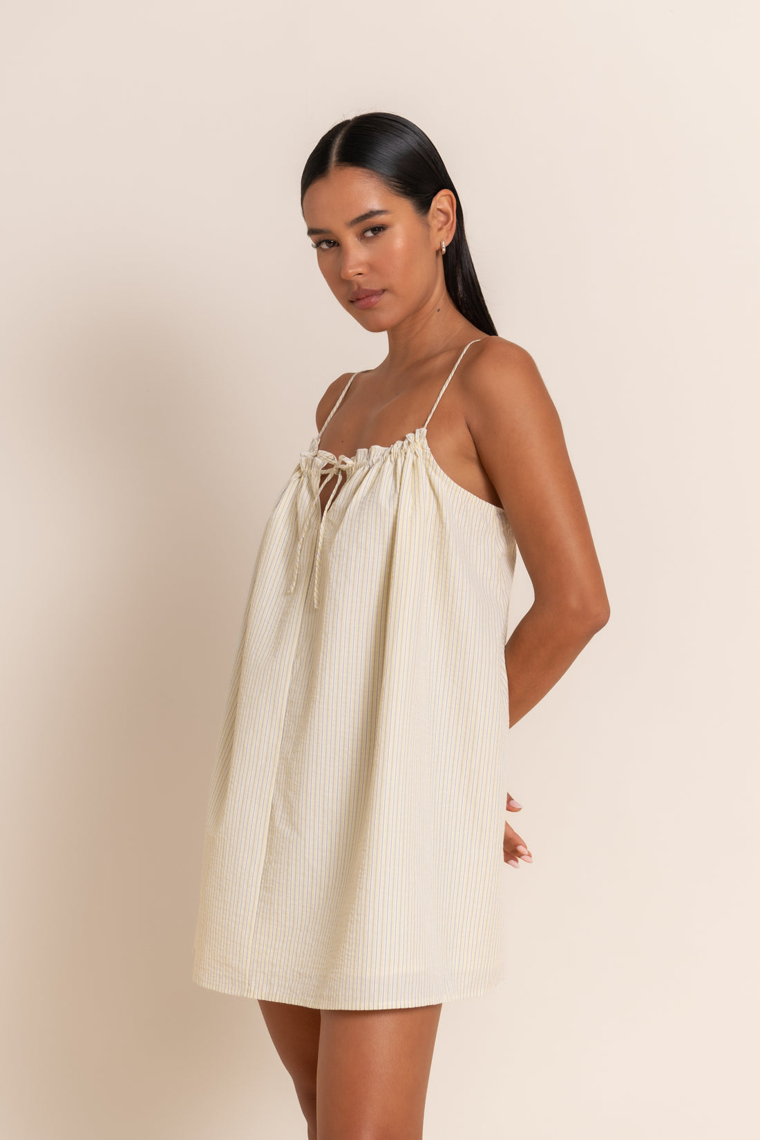 YOLI DRESS - CITRUS STRIPE