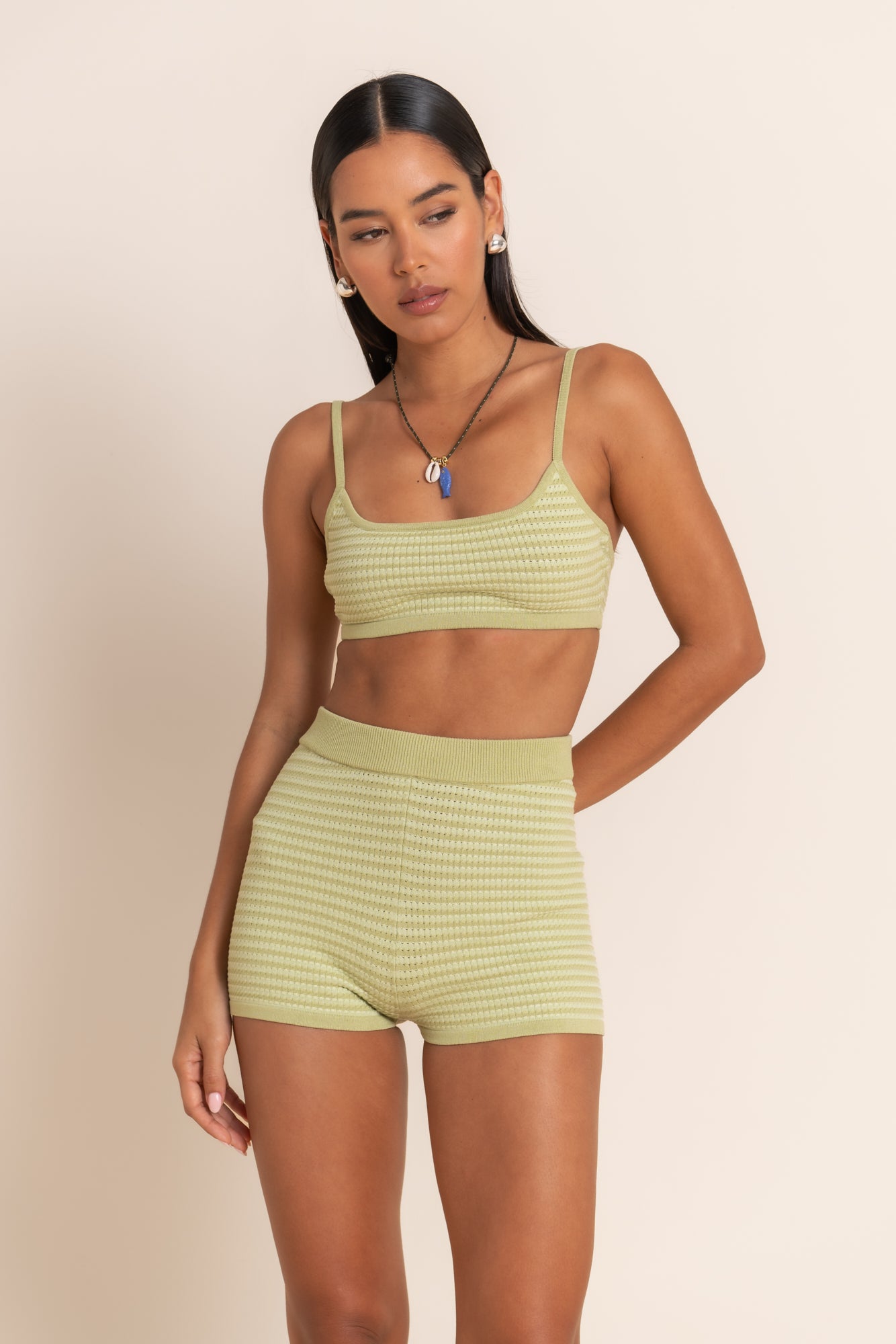 WREN SHORT - PISTACHIO