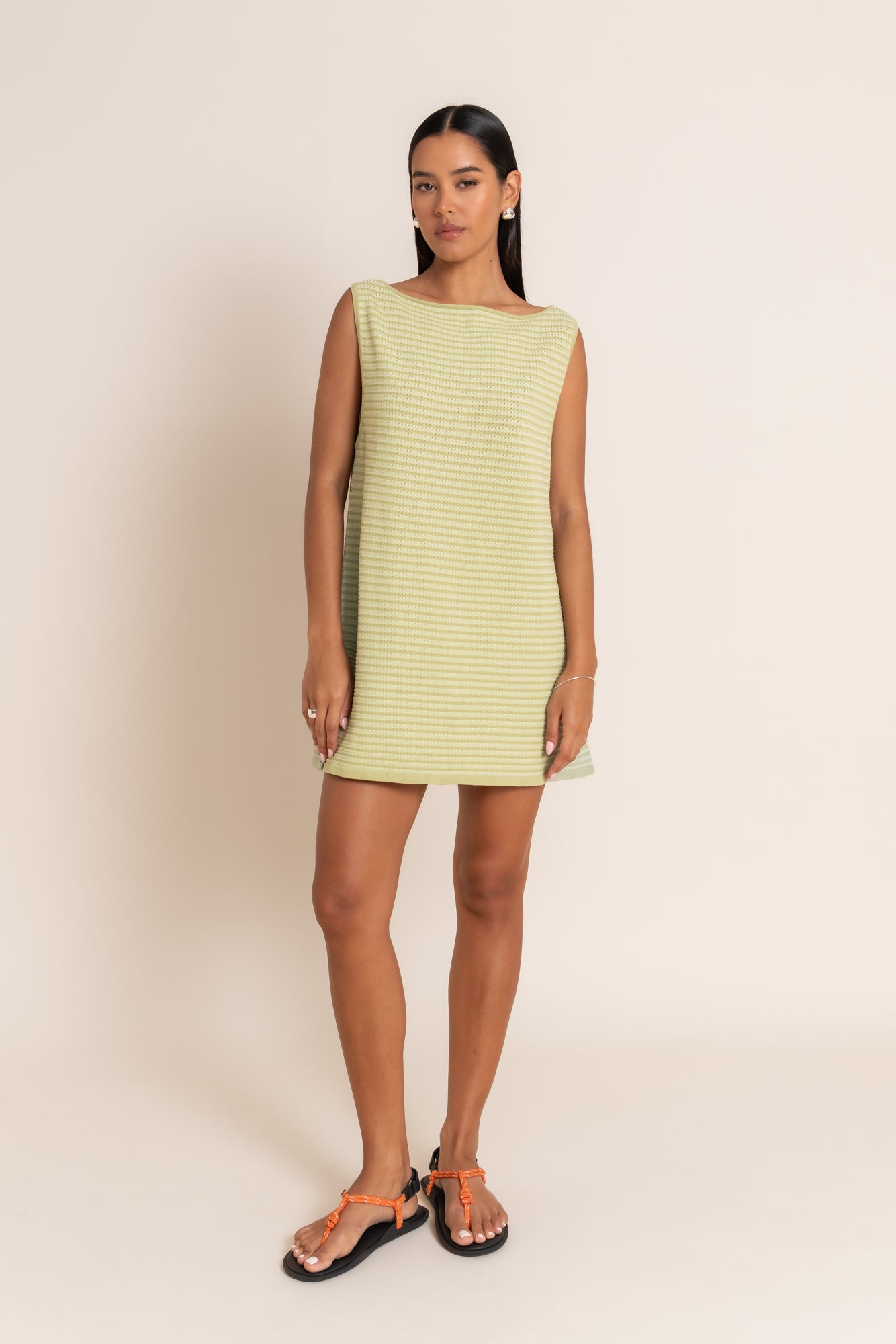 WREN DRESS - PISTACHIO