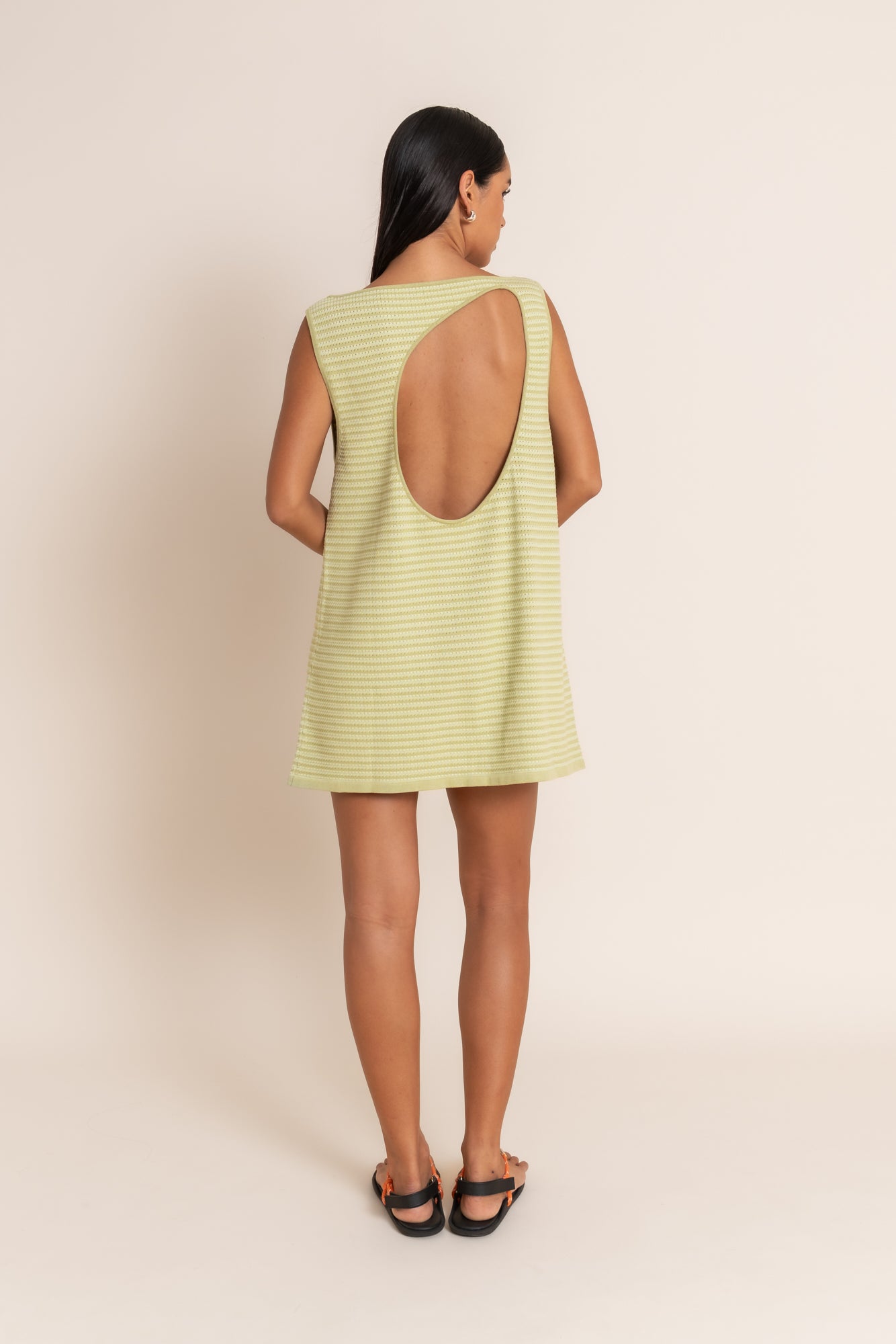 WREN DRESS - PISTACHIO