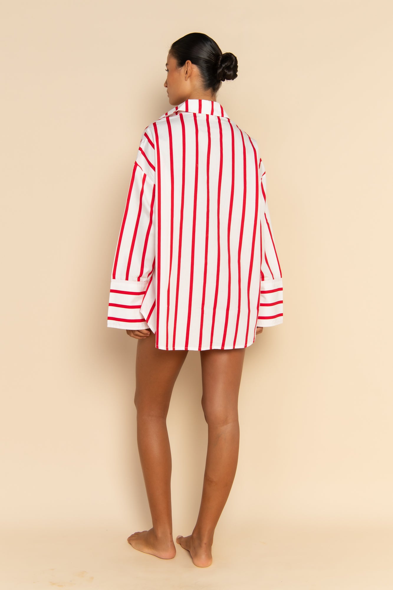 PRE ORDER // REVERIE SHIRT - RED / WHITE STRIPE