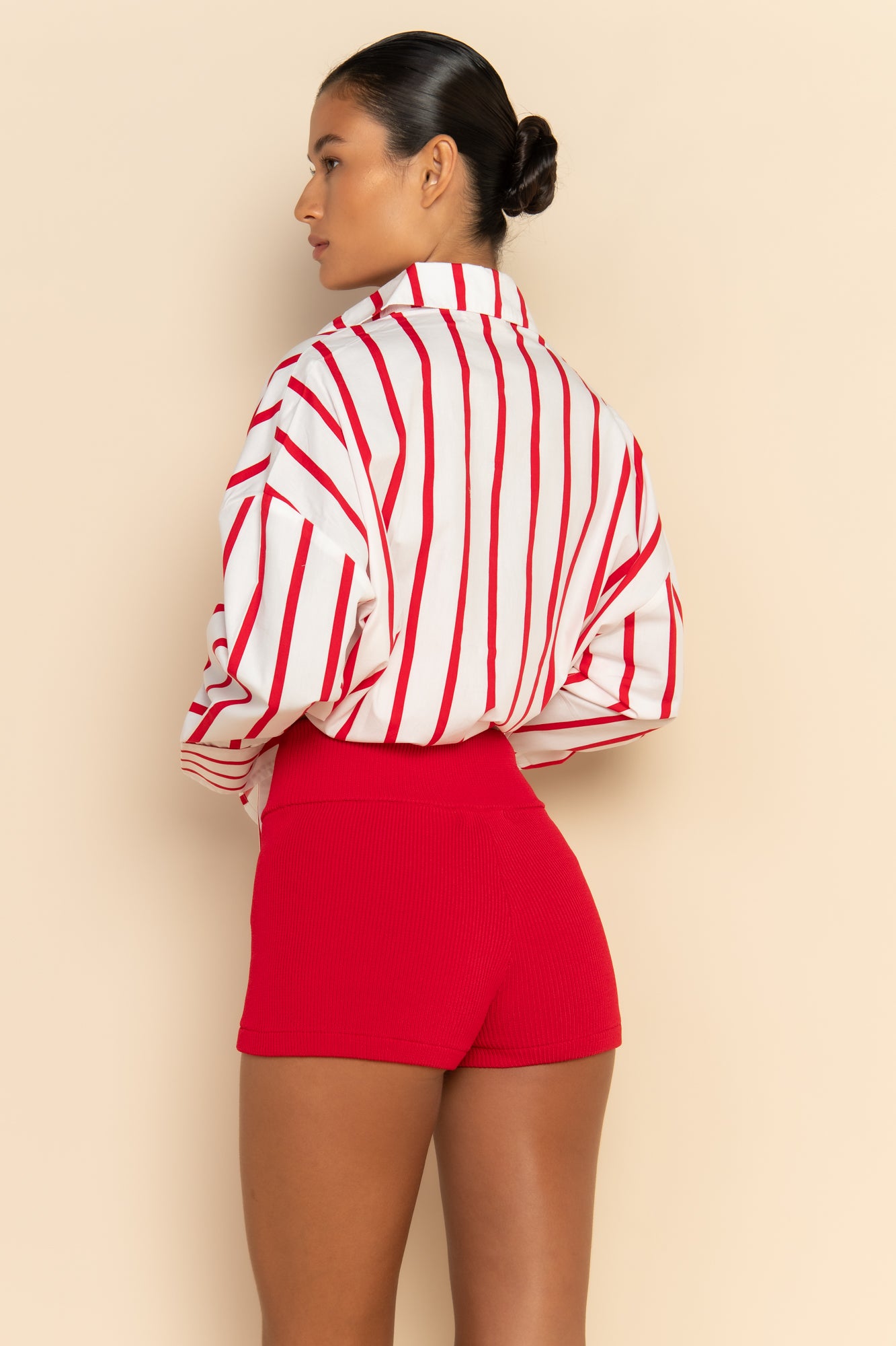 PRE ORDER // SOL KNIT SHORT-RED