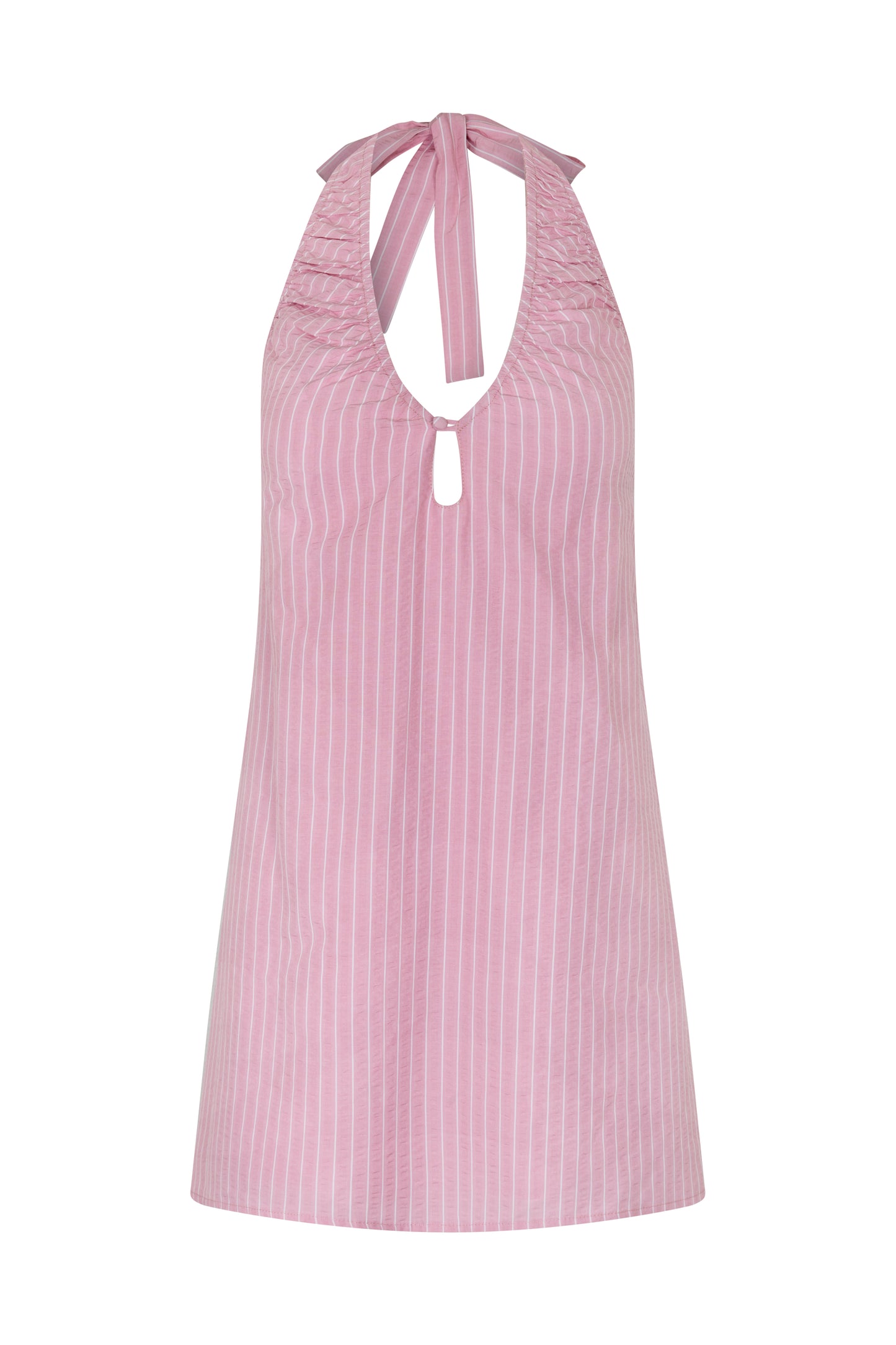 SIDNEY HALTER MINI DRESS - PETAL