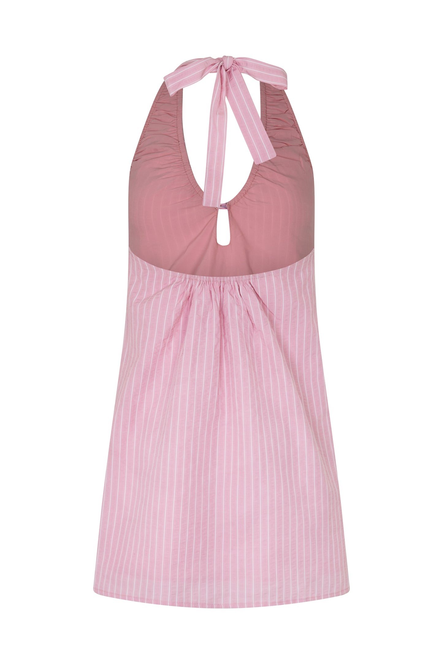 SIDNEY HALTER MINI DRESS - PETAL