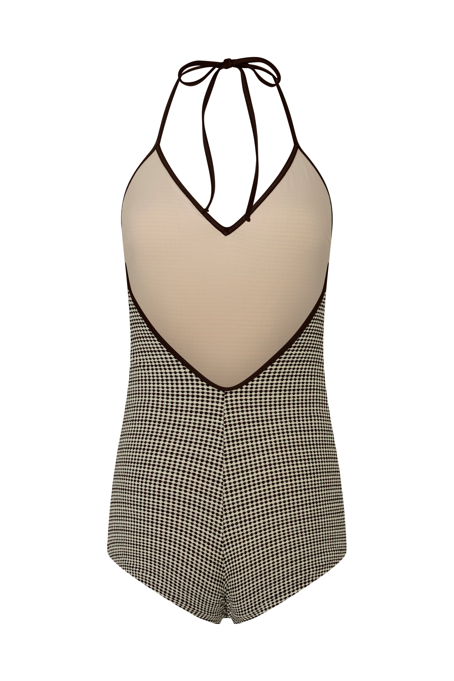 VALETA PLAYSUIT - COGNAC