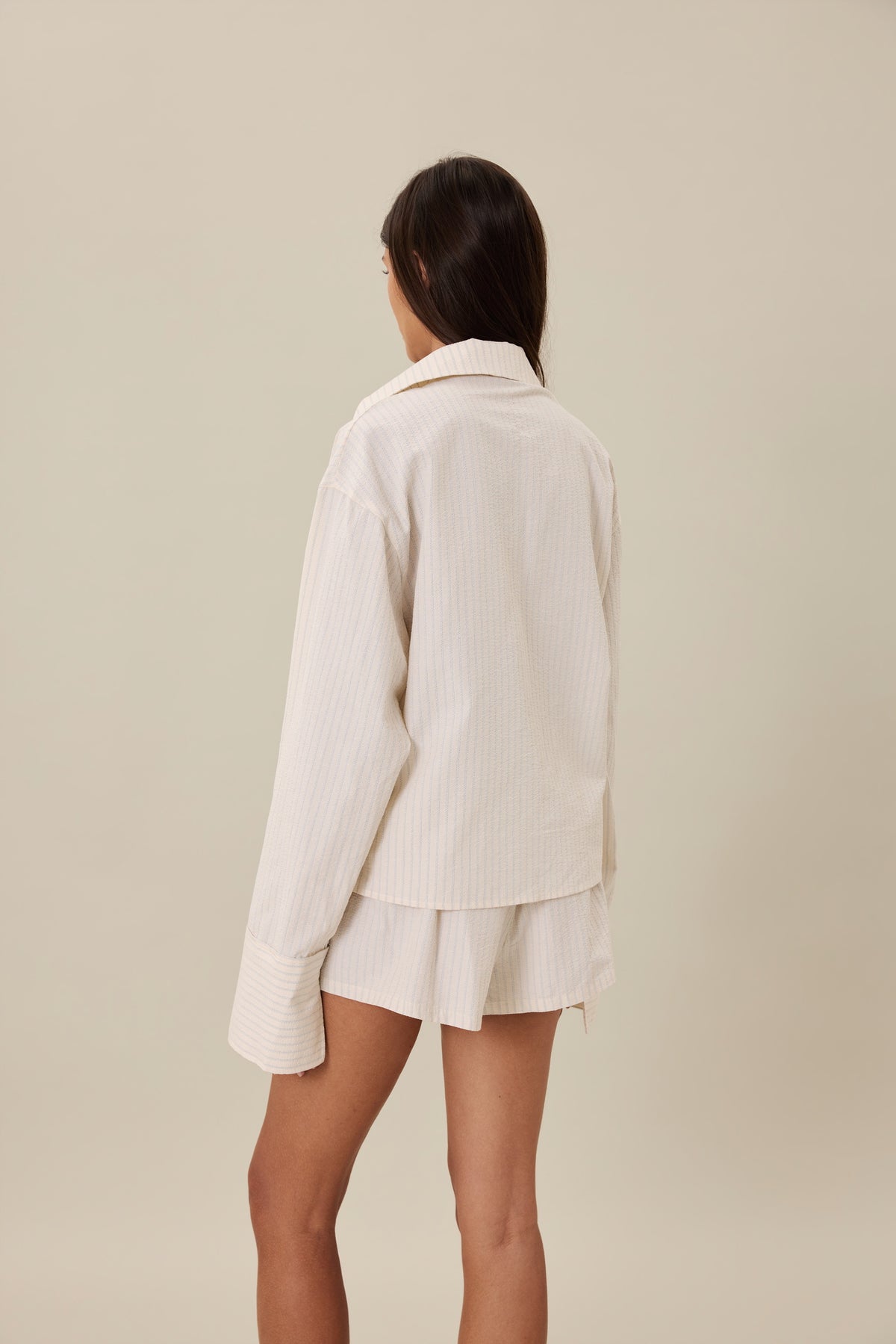 TAVI SHIRT - CEDAR STRIPE