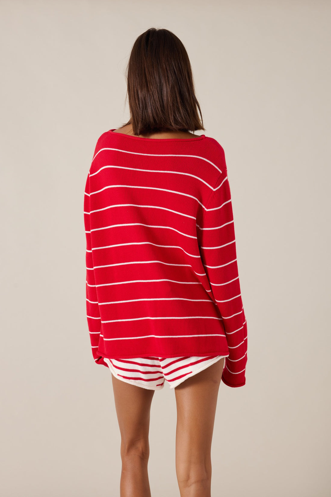 PRE-ORDER | CORDELIA SHORT - SCARLET STRIPE