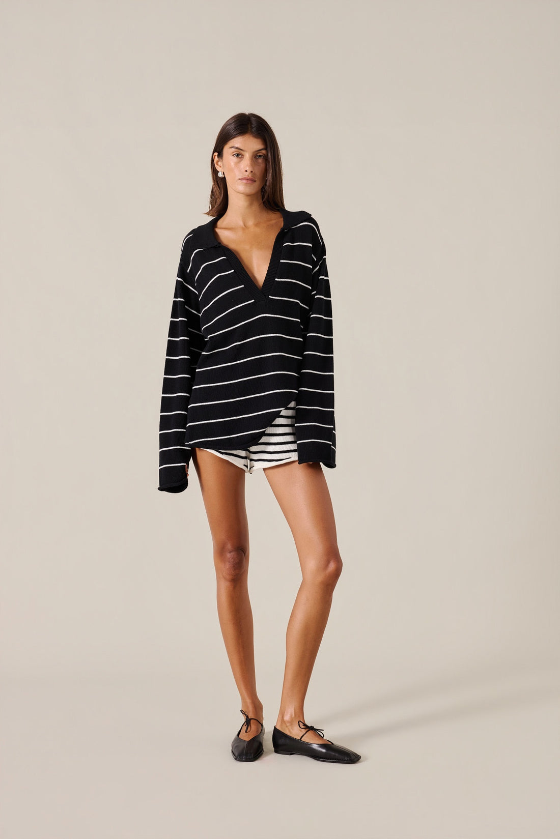 PRE-ORDER | UMI JUMPER - SABLE STRIPE