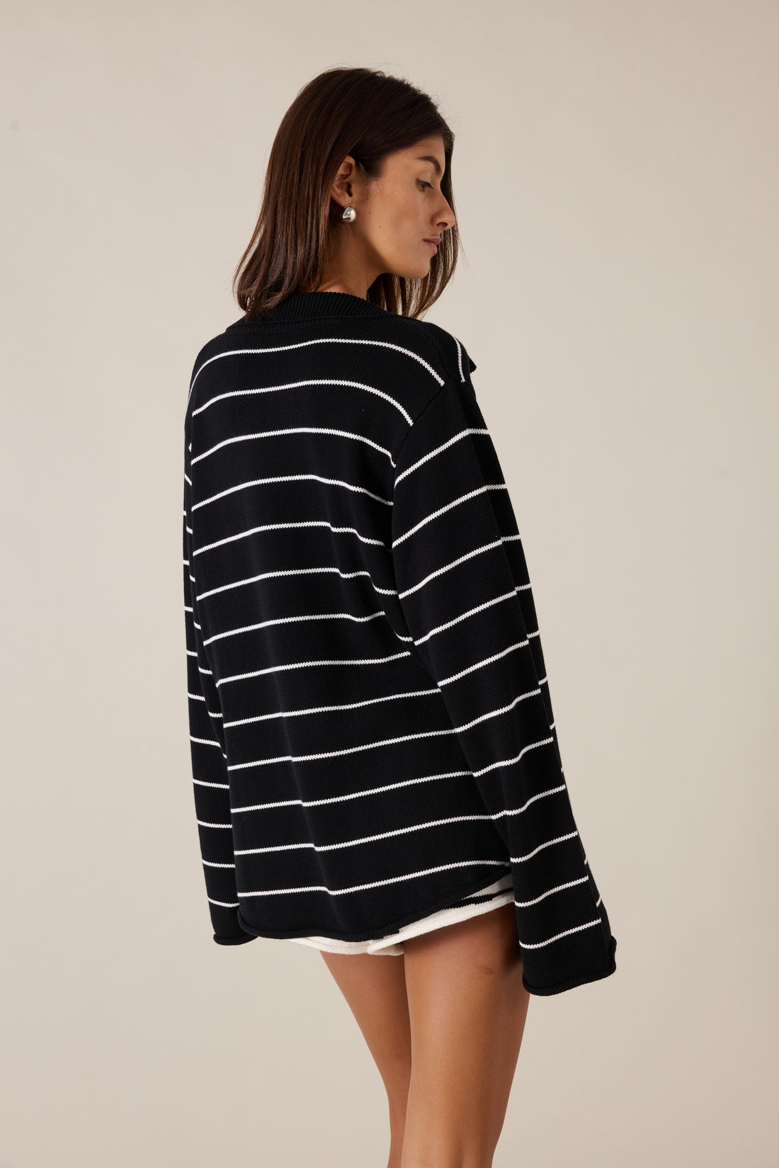 PRE-ORDER | UMI JUMPER - SABLE STRIPE