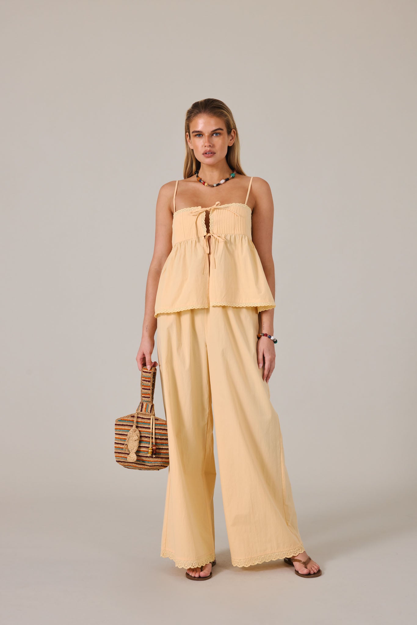 LILYA PANT - PEACH