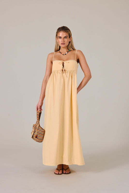 LILYA MAXI DRESS - PEACH
