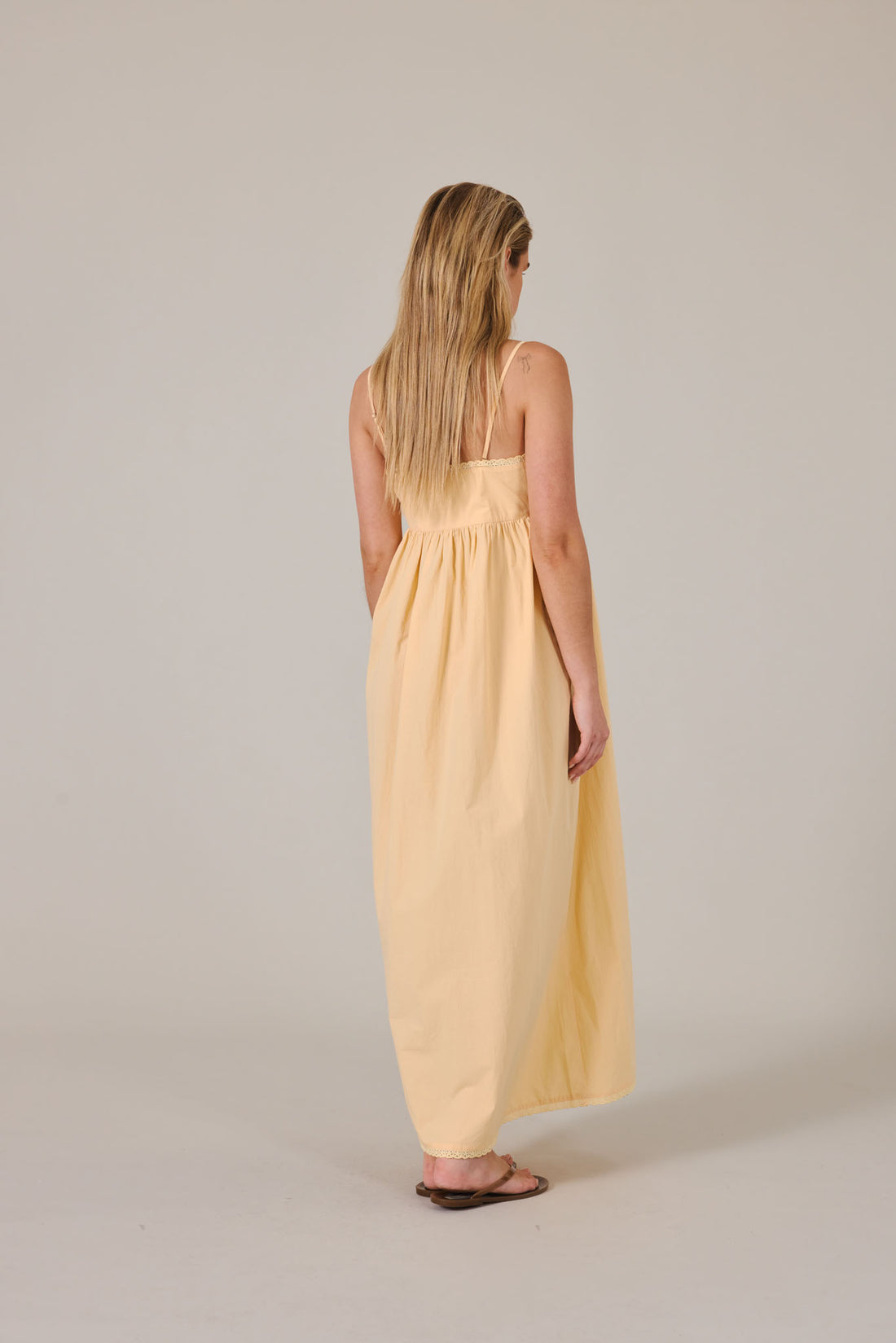 LILYA MAXI DRESS - PEACH